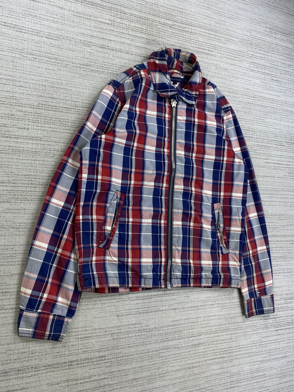 Japanese Brand × Tommy Hilfiger × Vintage Vintage Tommy Hilfiger Checked Jacket Size US M / EU 48-50 / 2 - 3 Thumbnail