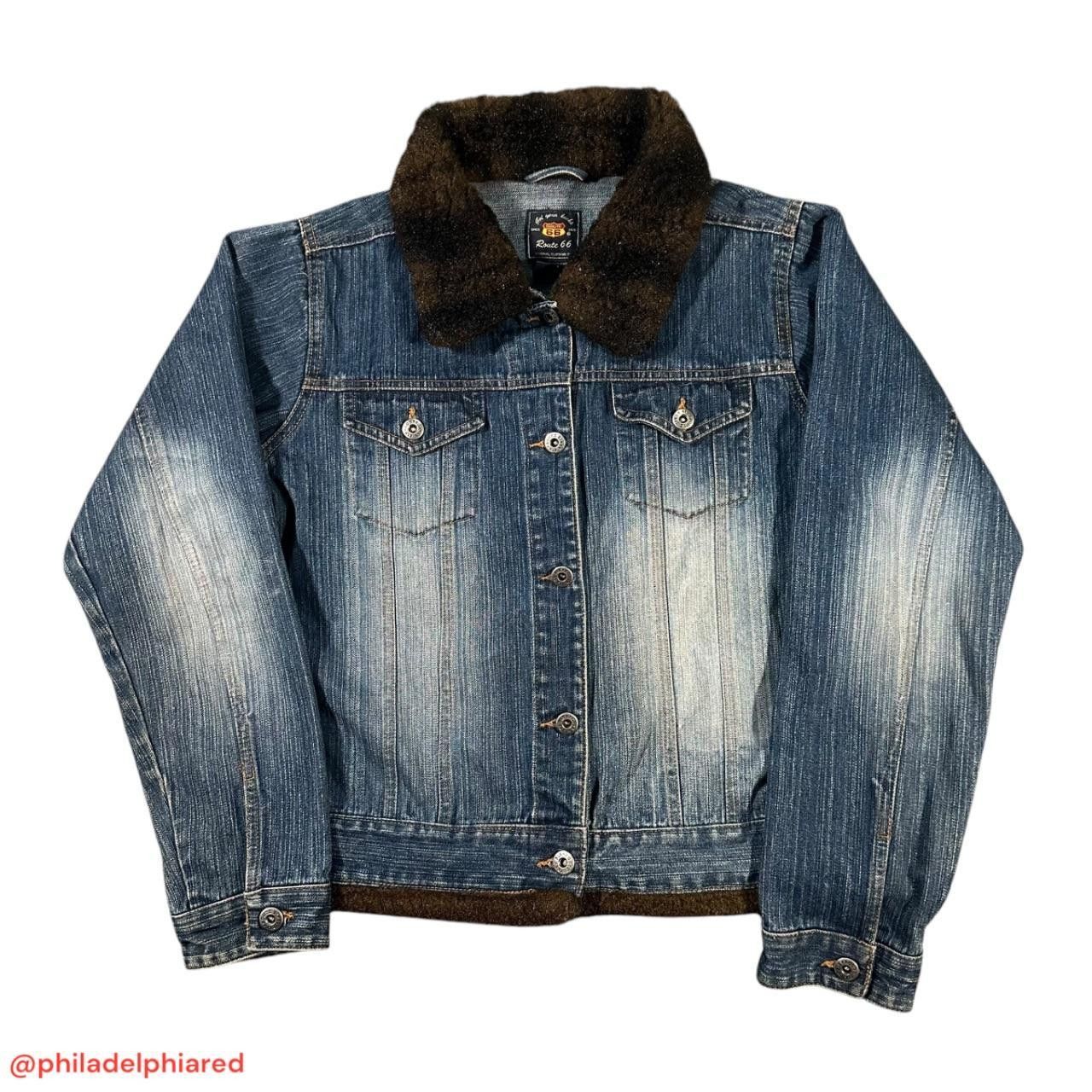 Route 66 Vintage Y2k Route 66 Faux Size L / US 10 / IT 46 - 1 Thumbnail