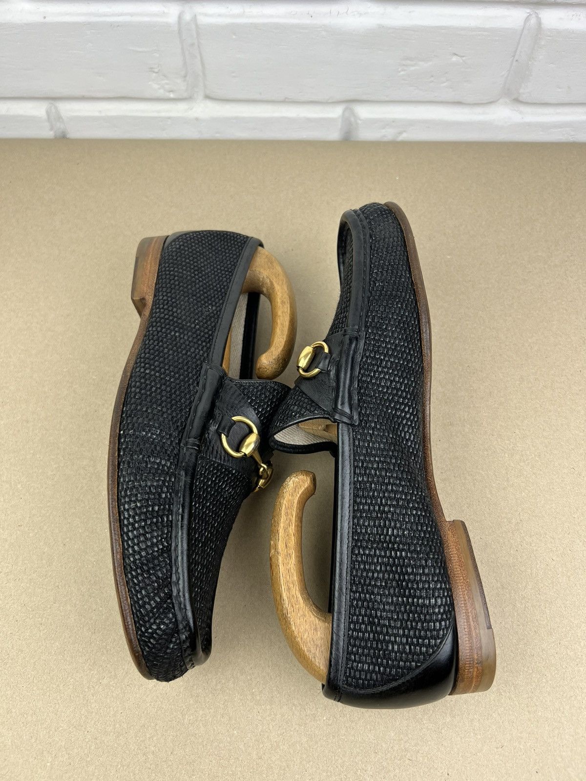 Gucci GUCCI Loafers Leather Shoes 1953 HORSEBIT Buckle Black Men’s Size US 8 / EU 41 - 11 Thumbnail