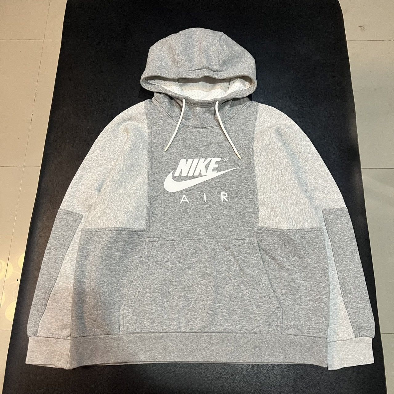 Nike Nike Air BB Fleece Pullover Hoodie Grey White Size US L / EU 52-54 / 3 - 1 Thumbnail