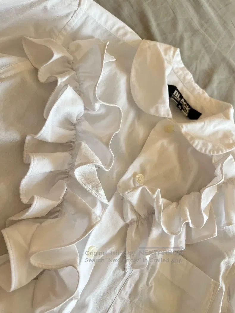 Comme des Garcons Comme Des Garcons Classic long-sleeve shirt with ruffles m Size S / US 4 / IT 40 - 5 Thumbnail