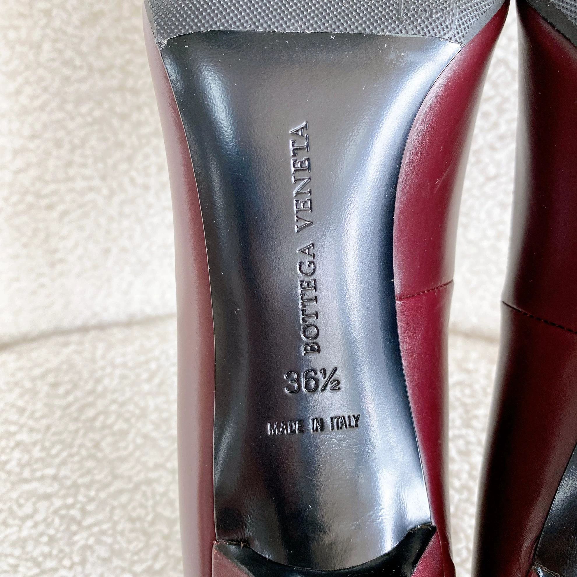 Bottega Veneta Bottega Veneta Crimson High Heels 36.5 Size US 6 / IT 36 - 7 Thumbnail