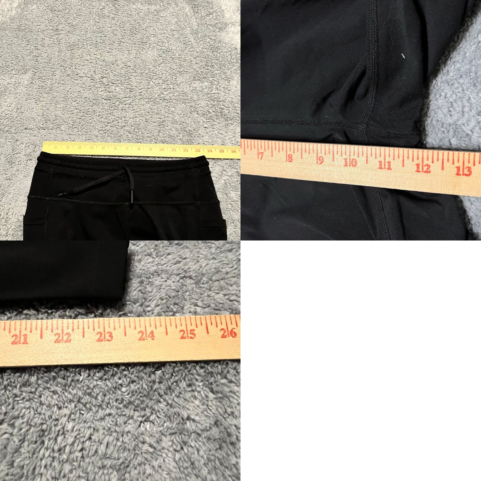 Vintage Zyia Active Pants Womens 6/8 Black Jogger Crop Performance Pocket Size 28" / US 6 / IT 42 - 8 Thumbnail