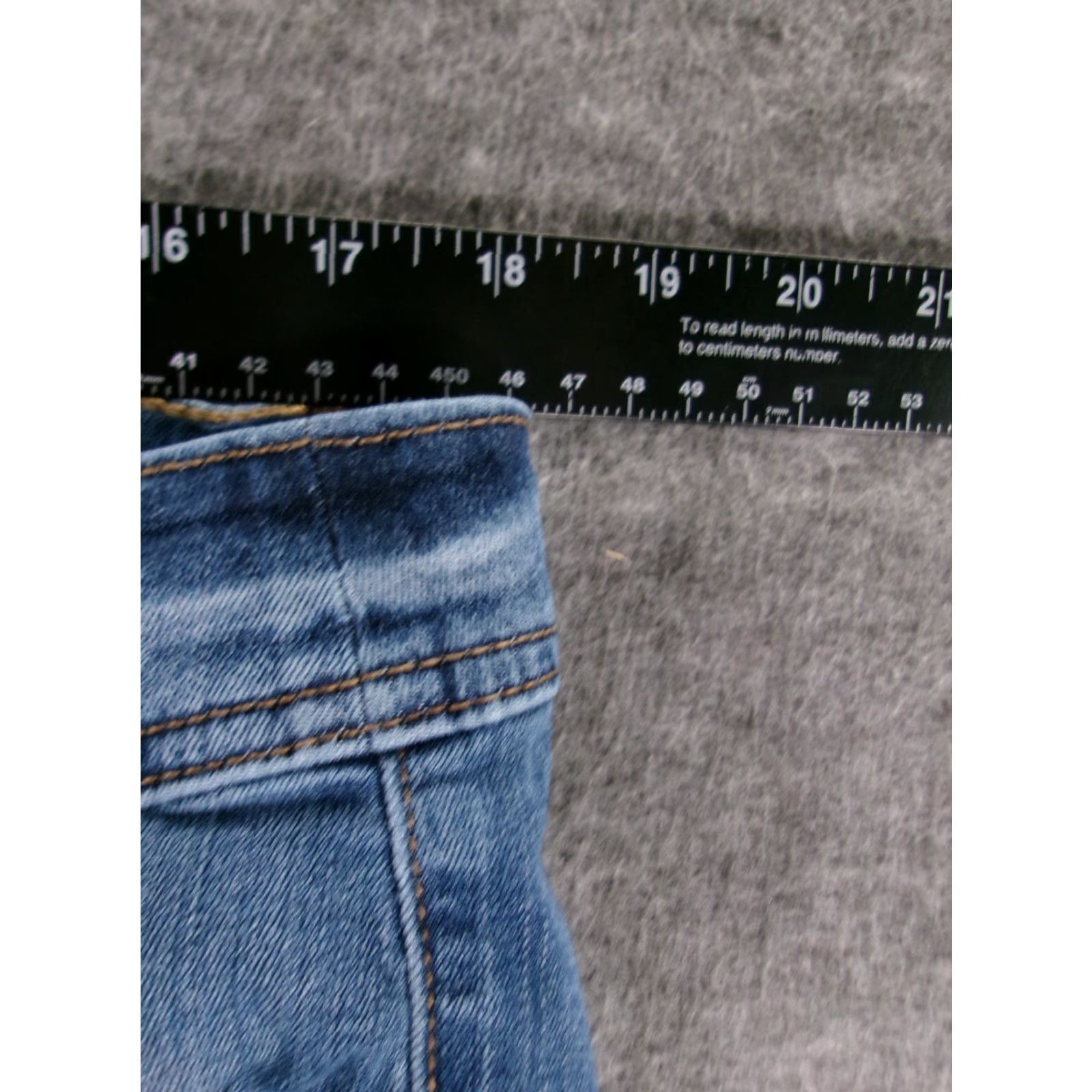 Vintage Lane Bryant Jeans Women 18 Blue Medium Wash Jegging Slim Plus Capstone? Size 40" / US 18 - 4 Thumbnail