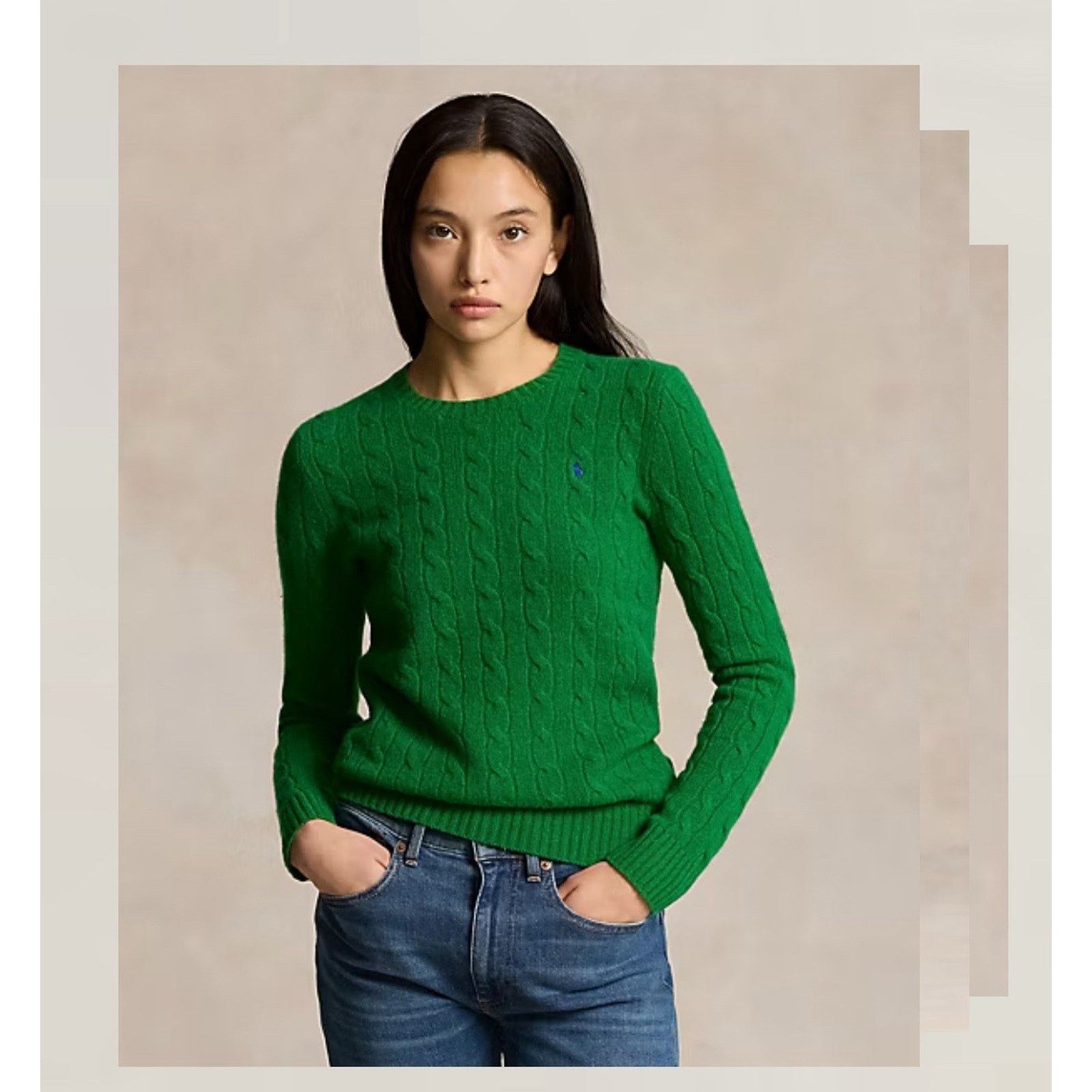 Polo Ralph Lauren NWT Ralph Lauren Polo Women Wool Cashmere Sweater S Green Size S / US 4 / IT 40 - 8 Thumbnail