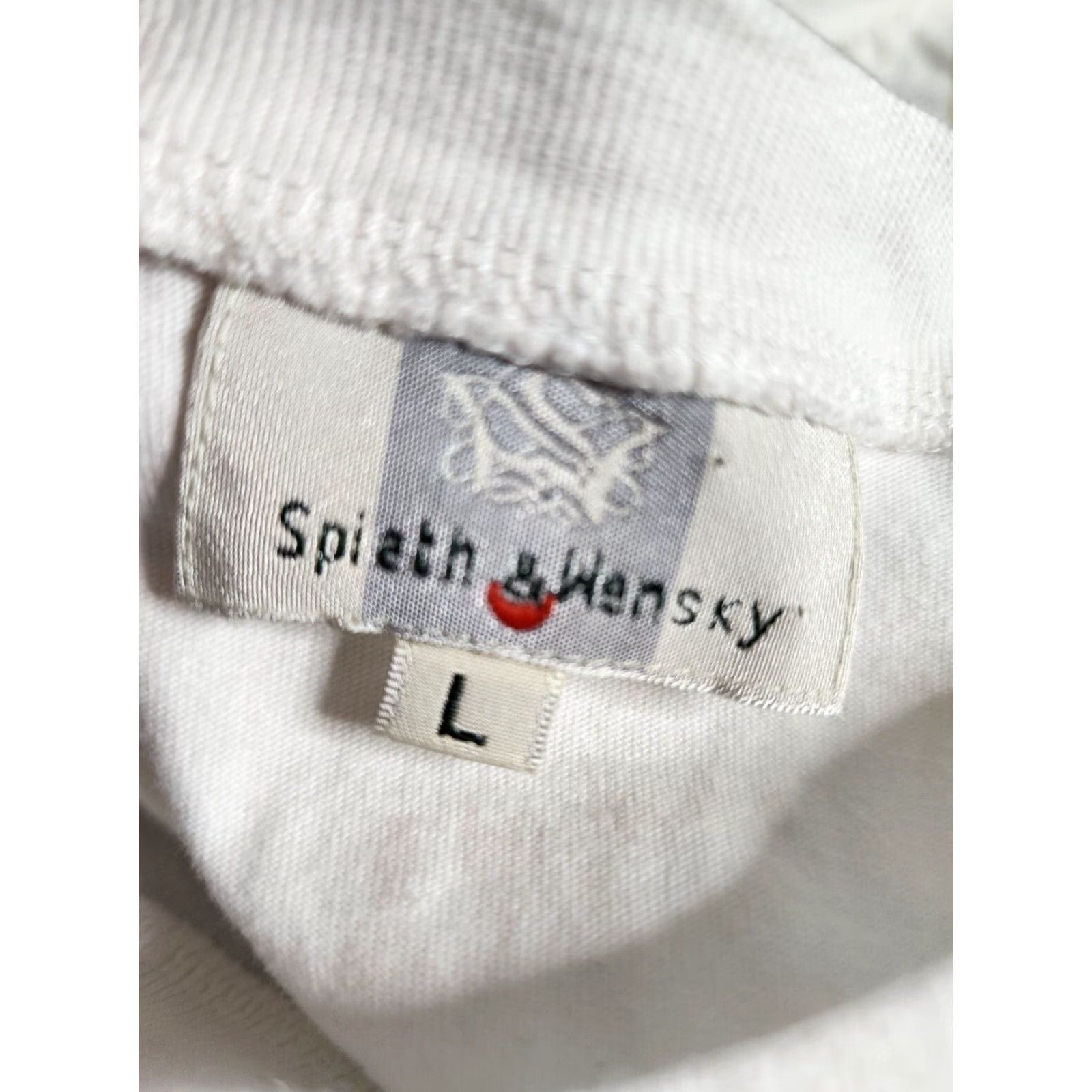 Vintage Spieth & Wensky Mens L Rockabilly Graphic T Shirt White 90s Style Size US L / EU 52-54 / 3 - 5 Thumbnail