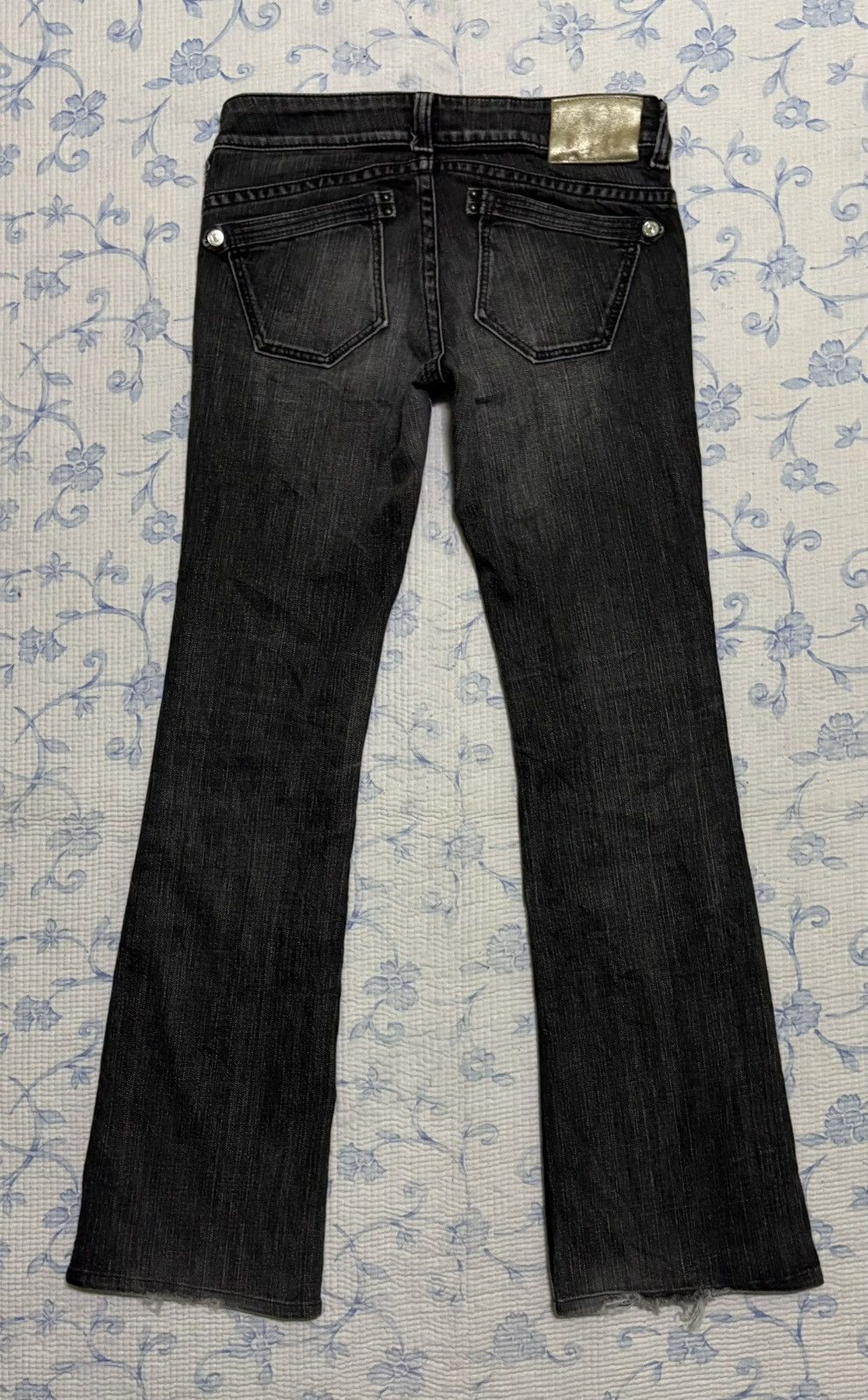 Japanese Brand Japanese Queen’s Low Streetwear Flared Denim Size US 30 / EU 46 - 8 Thumbnail