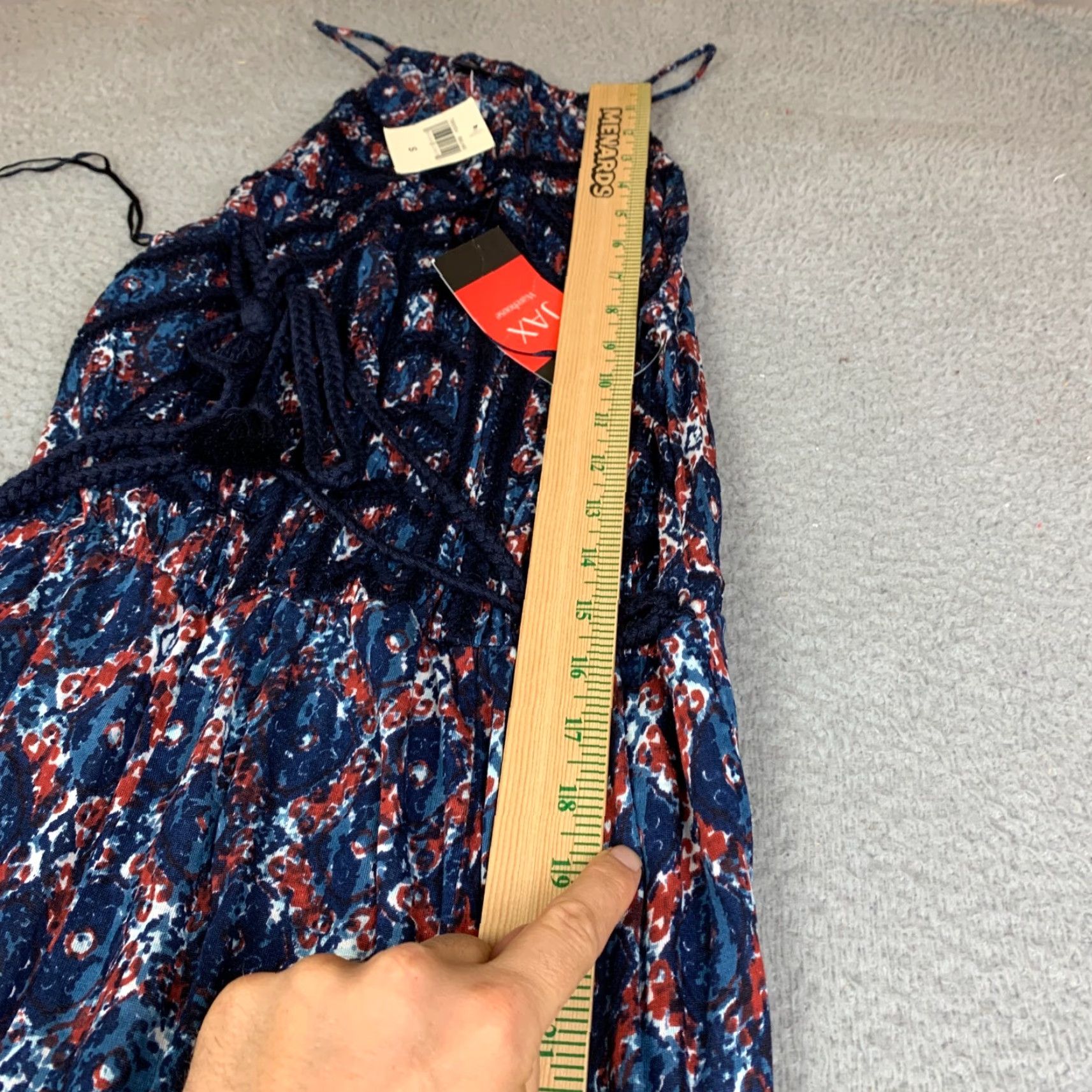Lucky Brand Floral Maxi Dress Womens S Blue Halter Boho Sleeveless NEW Maxi  Dress