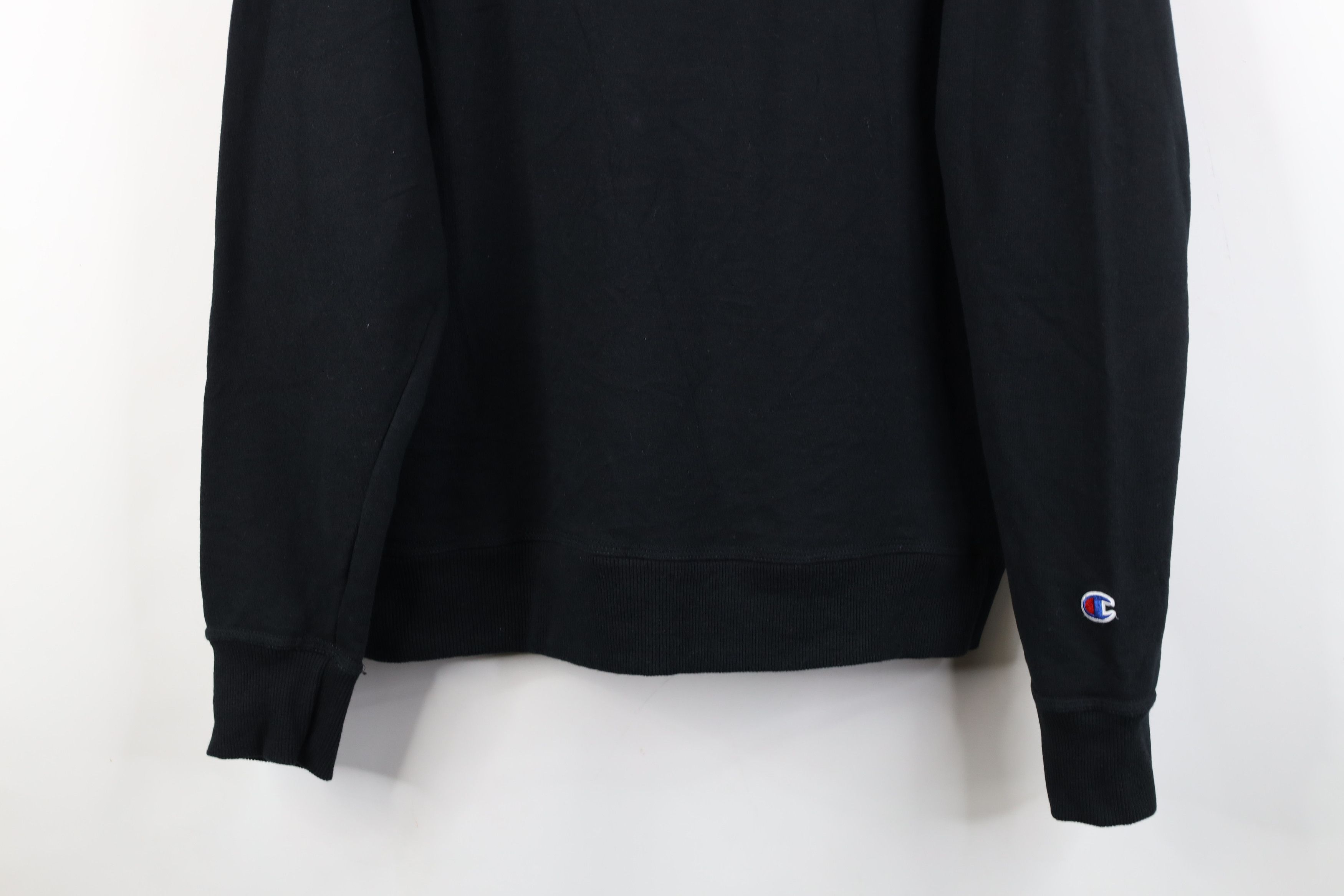 Champion Vintage Y2K Champion Monochrome Crewneck Sweatshirt Black Size US M / EU 48-50 / 2 - 3 Thumbnail