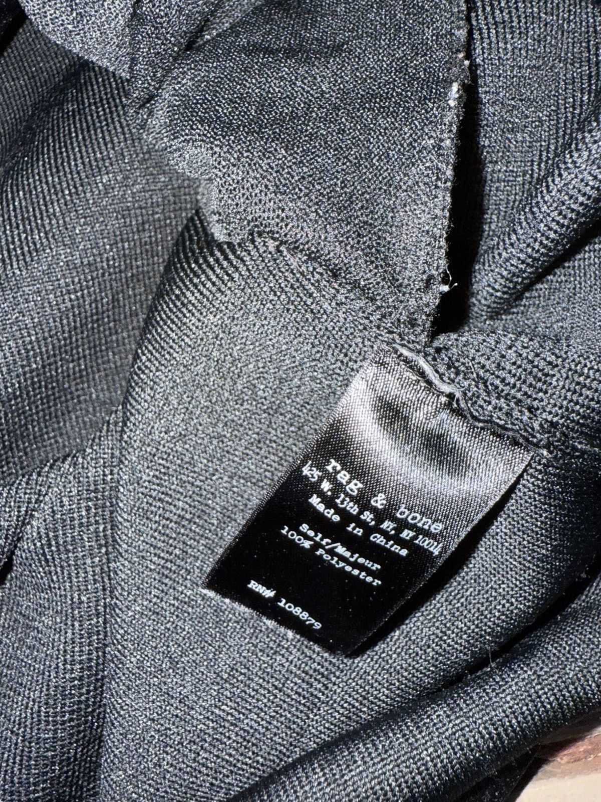Rag & Bone Rag & Bone Black Oversized Heavyweight Jersey Top Shirt M/L Size M / US 6-8 / IT 42-44 - 10 Thumbnail