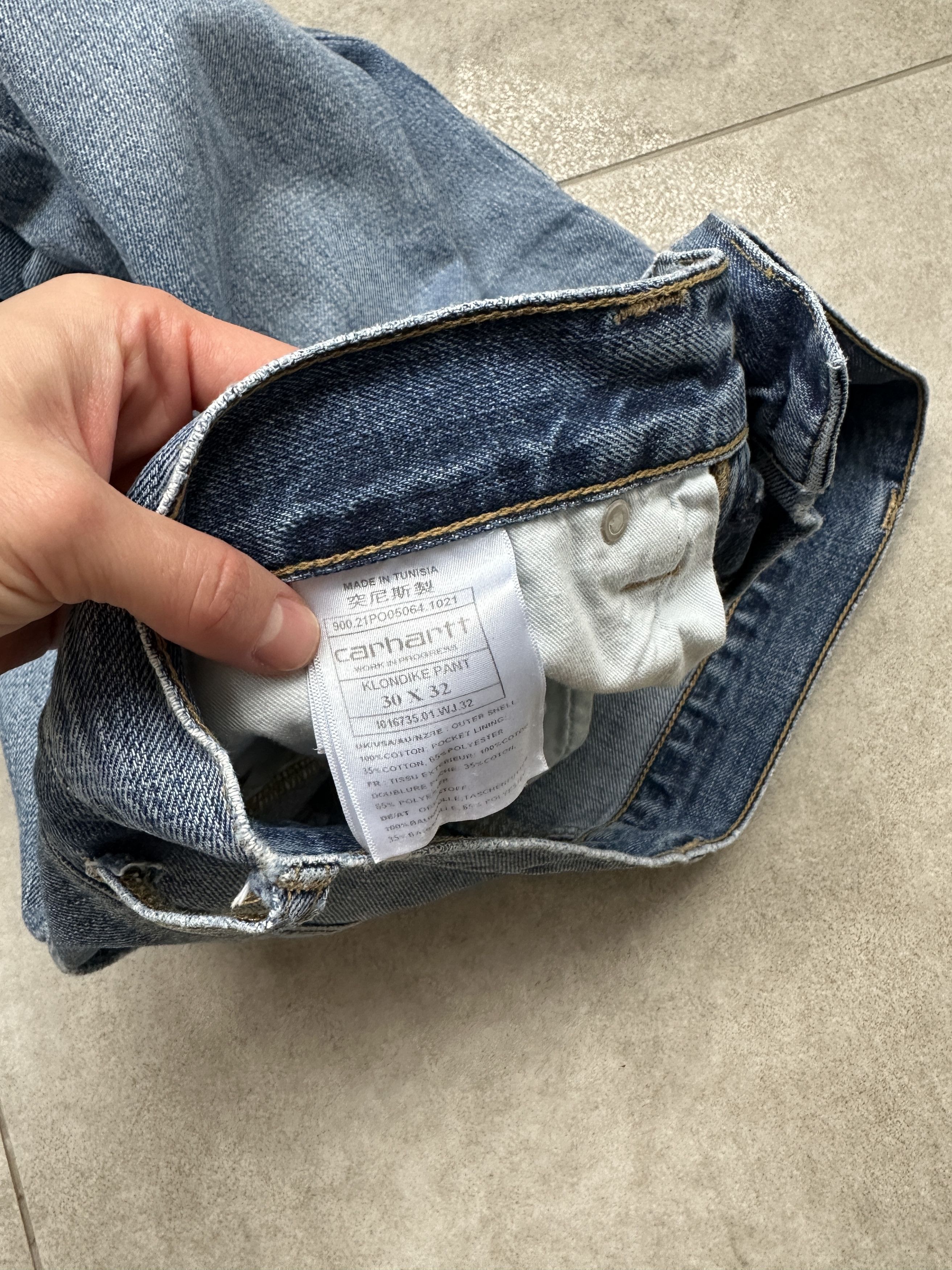 Carhartt Carhartt Klondike Blue Jeans Pant Size US 30 / EU 46 - 10 Thumbnail