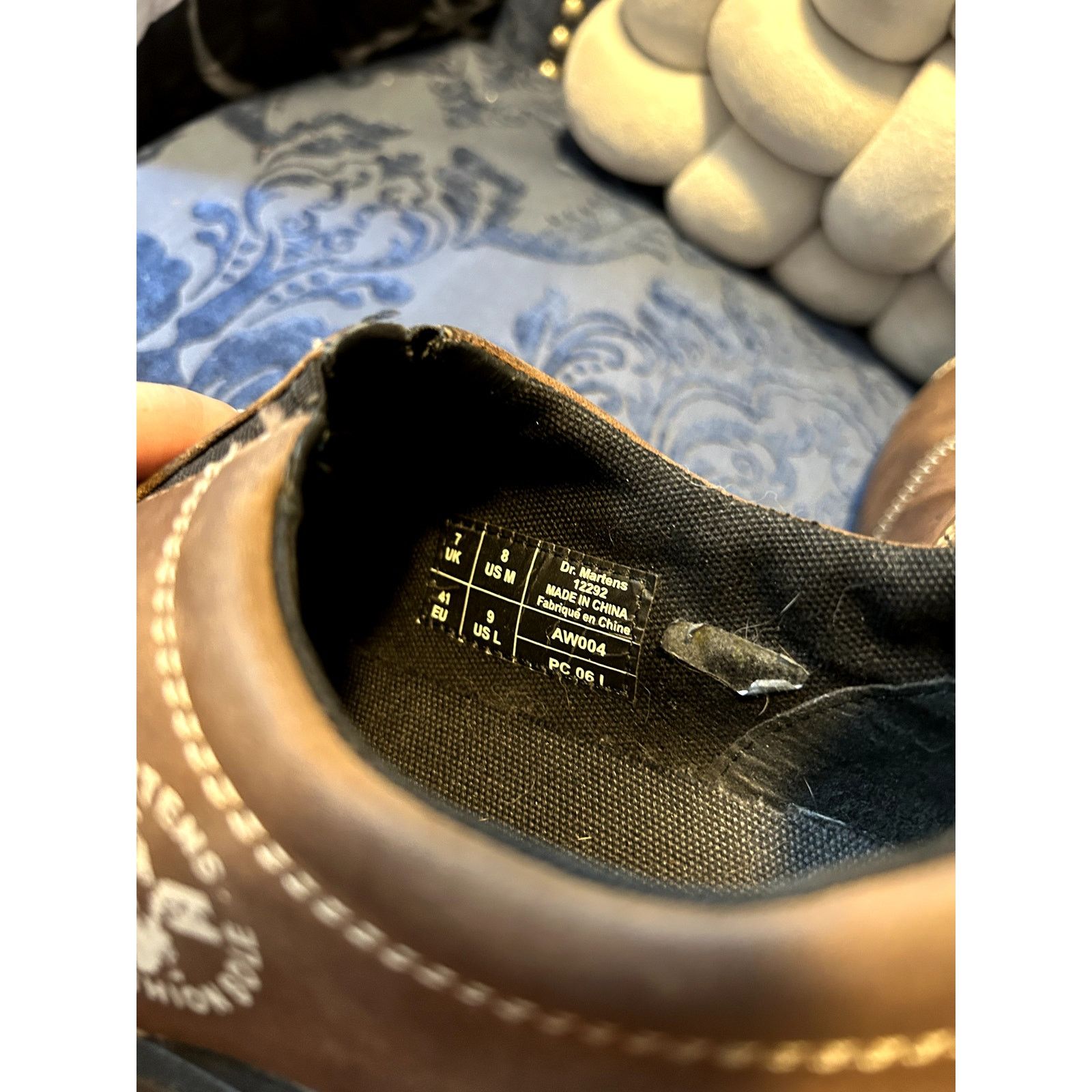 Dr. Martens Vintage Dr Martens Mens Brown Slip On Sneaker size 8/EU 41 Size US 8 / EU 41 - 5 Thumbnail