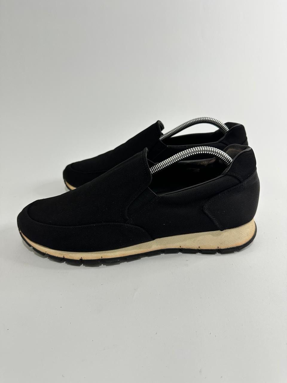Prada Prada Sport Black Canvas Slip On Sneakers Size 8 Size US 8 / EU 41 - 1 Thumbnail