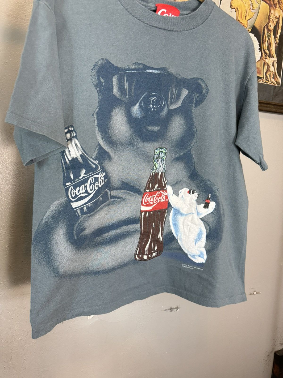 Coca Cola × Vintage Vintage Coca Cola Polar Bear Shirt Size US L / EU 52-54 / 3 - 3 Thumbnail