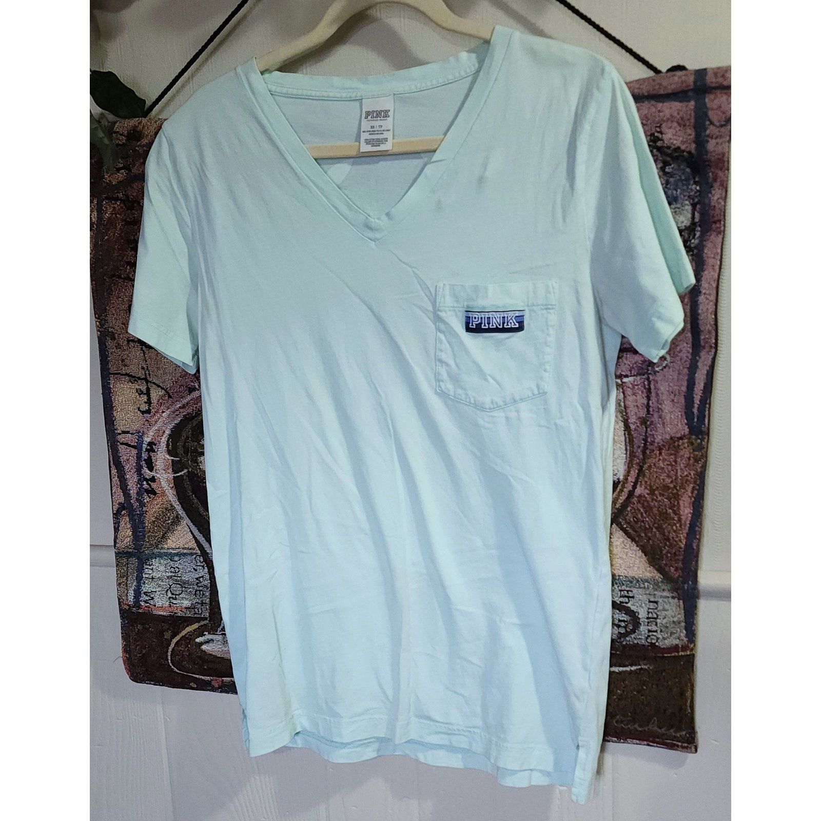 Victoria's Secret VICTORIAS SECRET PINK CAMPUS "PINK WREATH" CREW TEESHIRT XS Size XS / US 0-2 / IT 36-38 - 2 Thumbnail