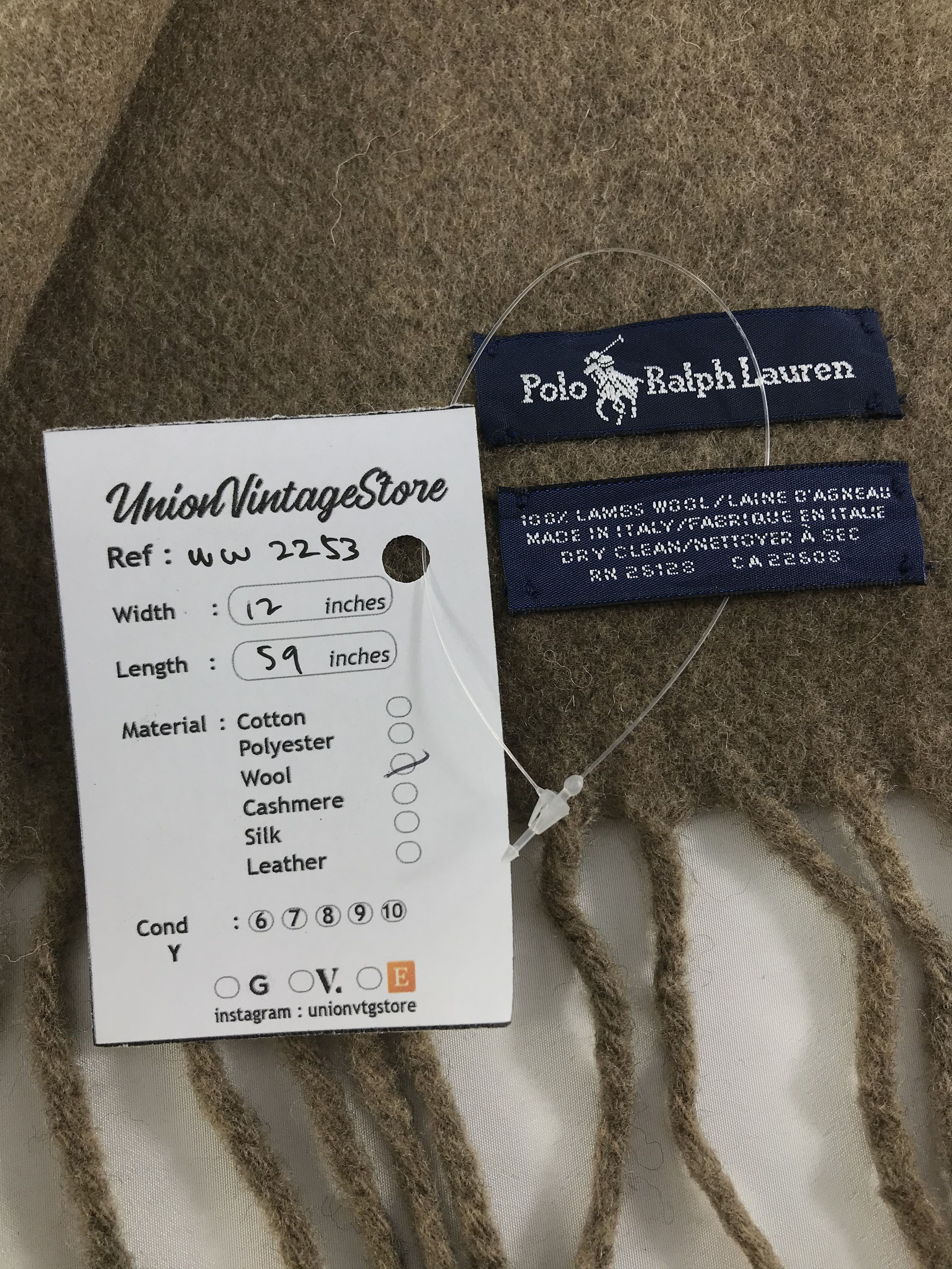 Polo Ralph Lauren × Vintage Polo Ralph Lauren Scarf / Muffler / Neckwear - WW2253 Size ONE SIZE - 5 Thumbnail