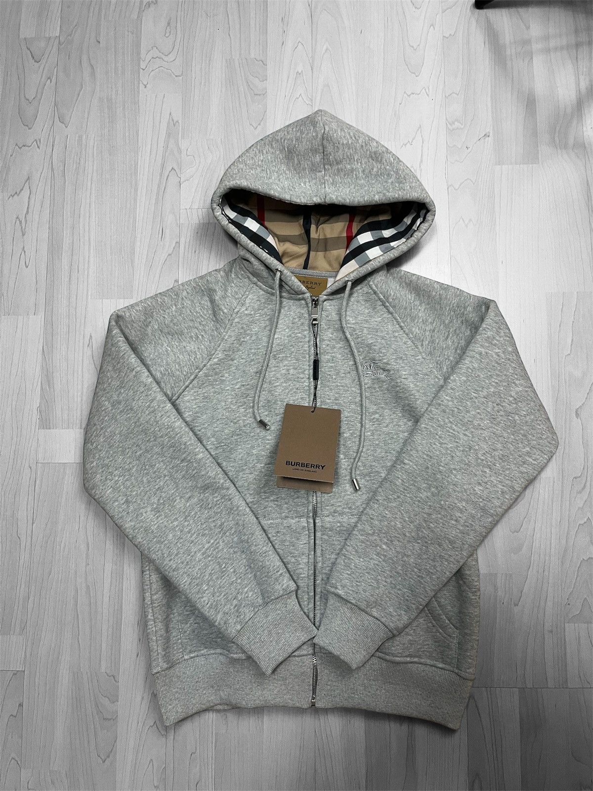 Other Burberry Vintage Check hood-lined zip hoodie – női M Size M / US 6-8 / IT 42-44 - 1 Thumbnail