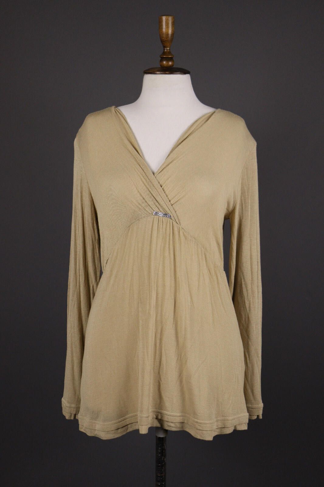 Bottega Veneta Bottega by Elisa Cavaletti Beige A-Line Mini Dress Size L Size L / US 10 / IT 46 - 1 Thumbnail