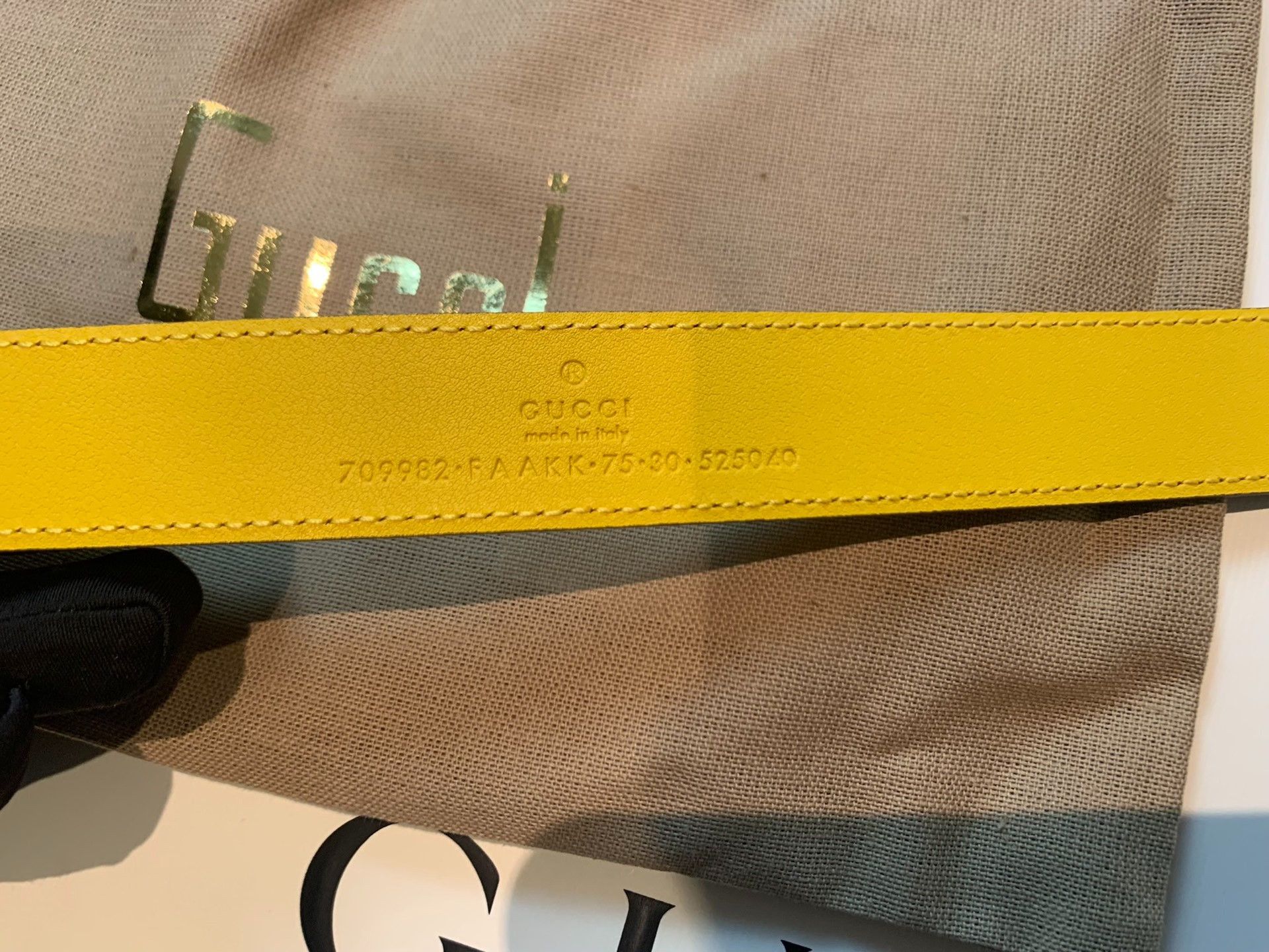 Gucci Gucci's new polk dot full-print belt belt 2501-Nextarrow Size ONE SIZE - 4 Thumbnail