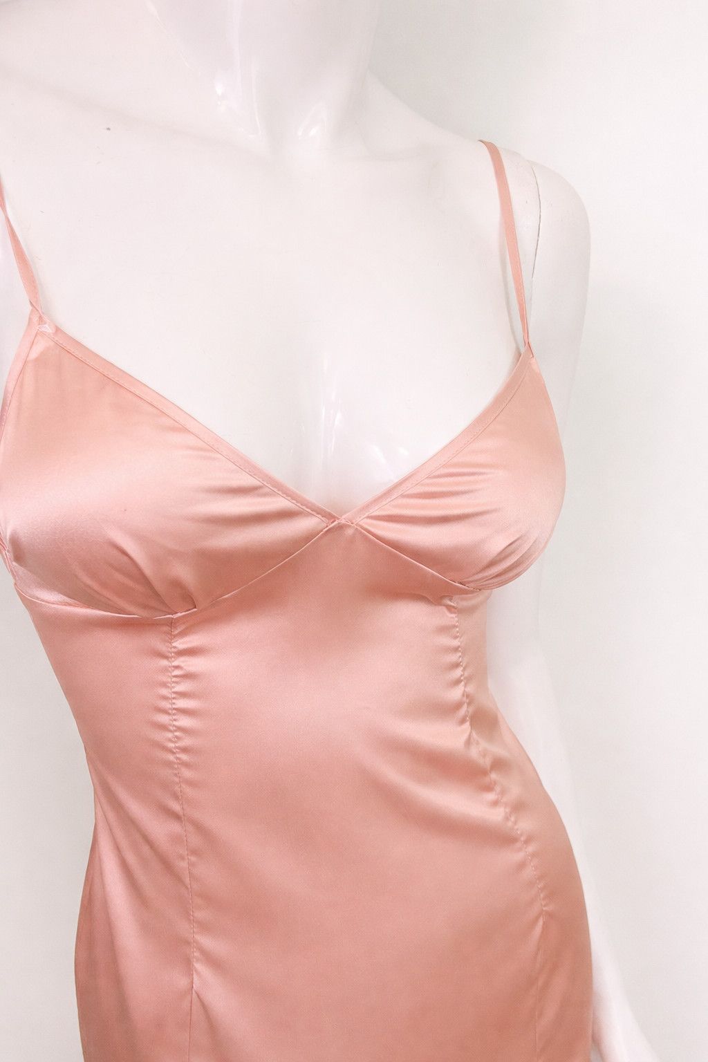 John Galliano John Galliano Pink Rose Silk Slip Mini Midi Dress - XS Size XS / US 0-2 / IT 36-38 - 2 Thumbnail