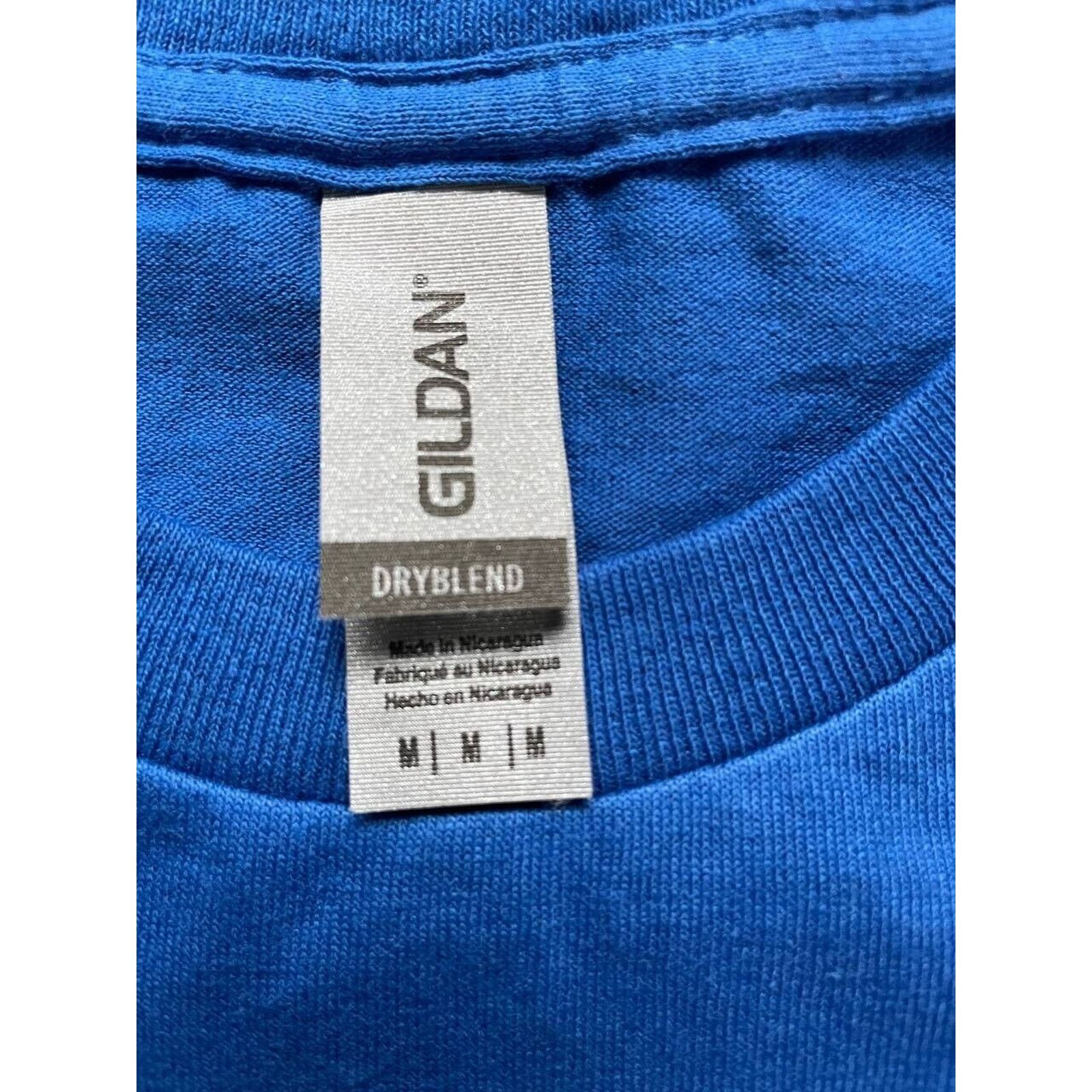 Gildan × Vintage Vintage City of North Vernon Soccer T-Shirt Blue Mens Size M Size US M / EU 48-50 / 2 - 6 Thumbnail