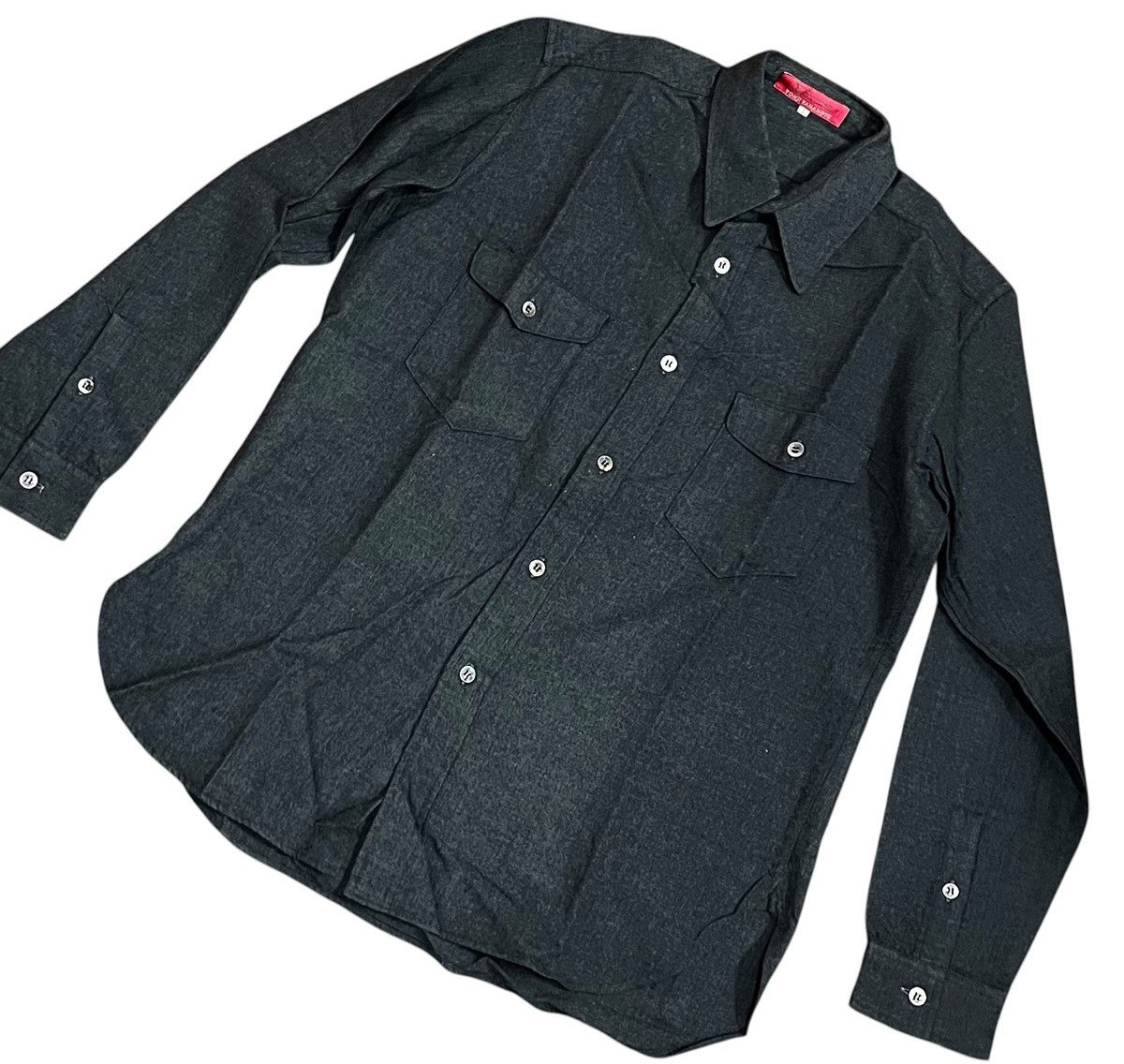 Yohji Yamamoto TAX FREE 🇺🇸 yohji yamamoto y’s for men red label work shirt Size US M / EU 48-50 / 2 - 2 Thumbnail
