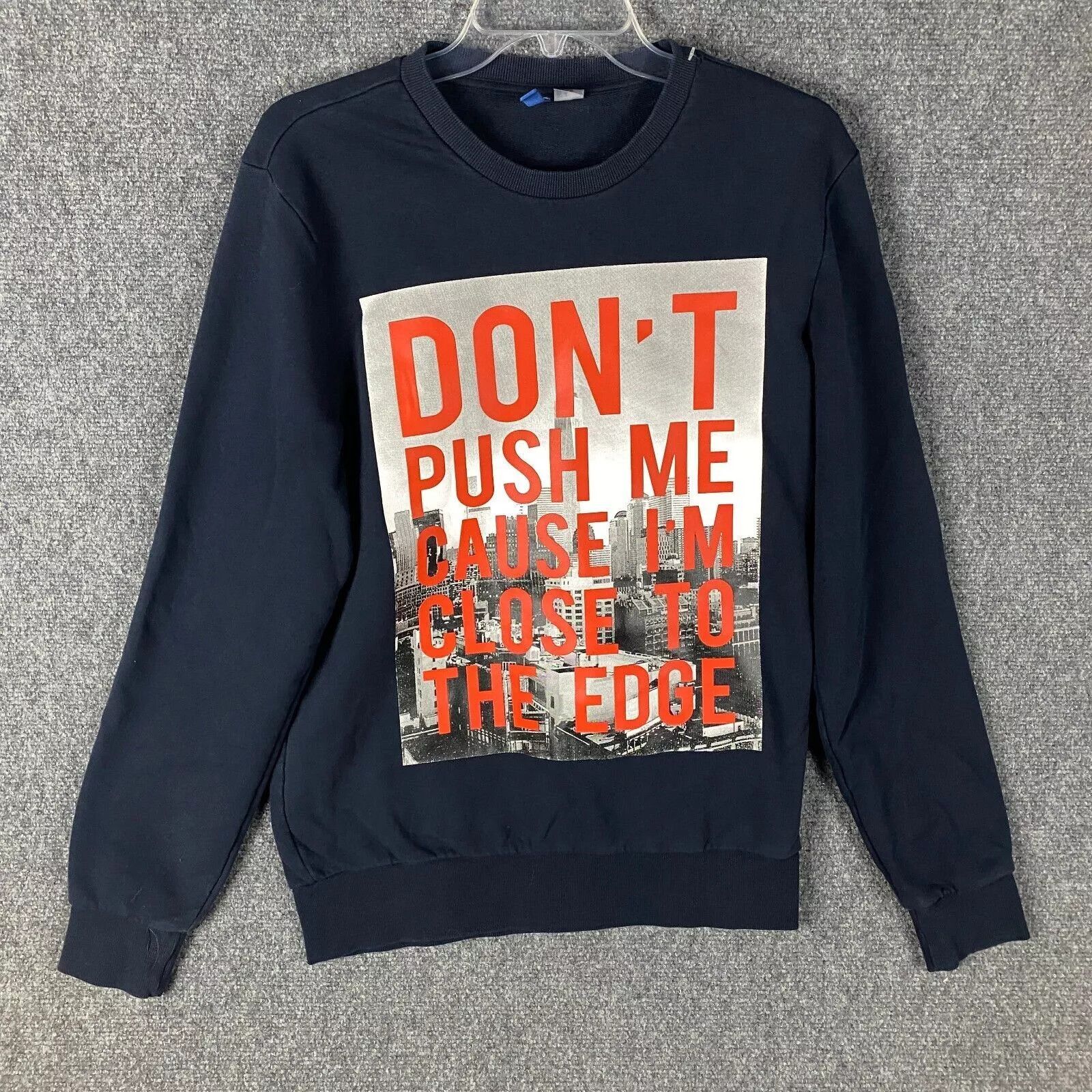 H&M H&M Sweatshirt Men's Medium Pullover Graphic Print Cotton M Size US M / EU 48-50 / 2 - 1 Thumbnail