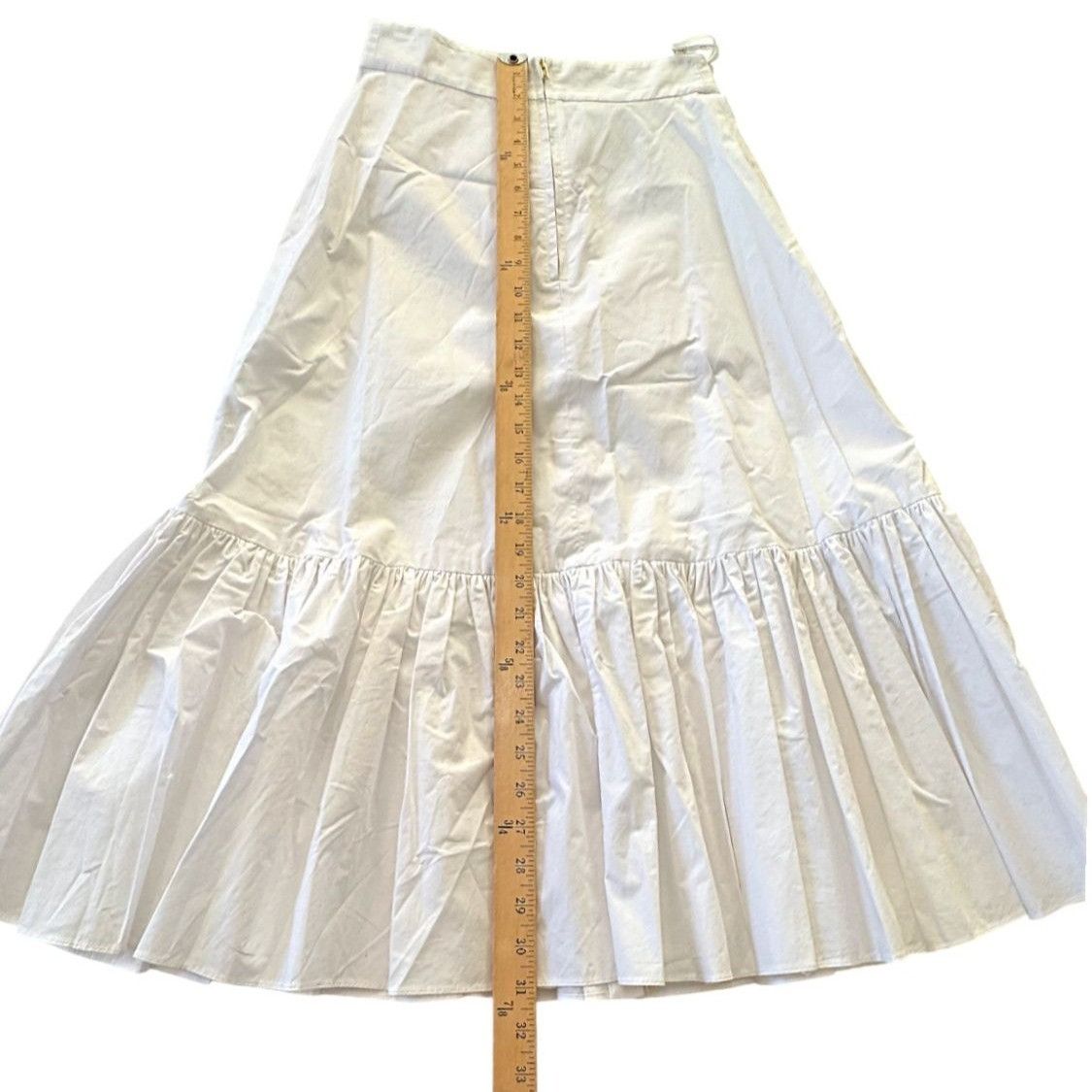 Other Cara Cara Georgica Skirt Size 0, White, New with tag Size 25" / US 0 / IT 36 - 14 Thumbnail