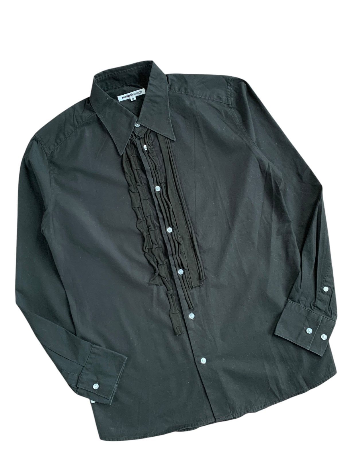 If Six Was Nine × KMRii × semanticdesign Rare Semantic Design black beautifull shirt Size US M / EU 48-50 / 2 - 2 Thumbnail