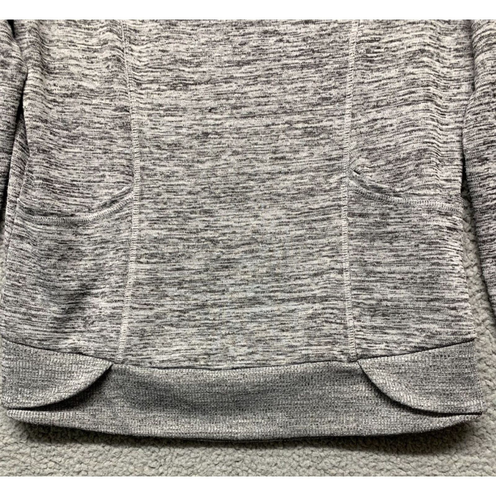 Vintage 90 Degrees Women’s Sz L Pullover Sweatshirt Heather Gray Thumb Holes 2 Pockets Reflex Shirt Mens? Size L / US 10 / IT 46 - 3 Thumbnail