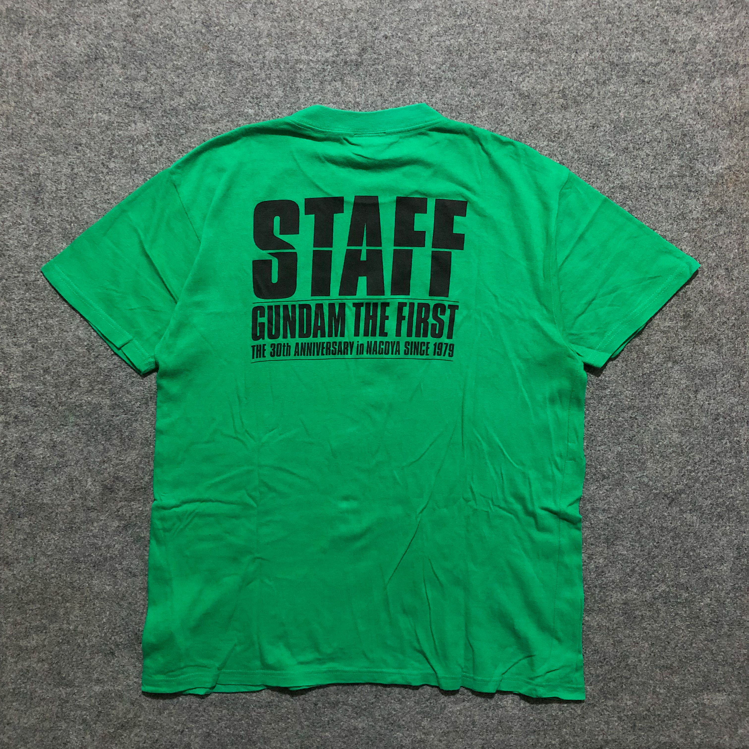 Vintage Gundam The First 30th Anniversary Nagoya Staff Promo T-Shirt Size US L / EU 52-54 / 3 - 1 Thumbnail