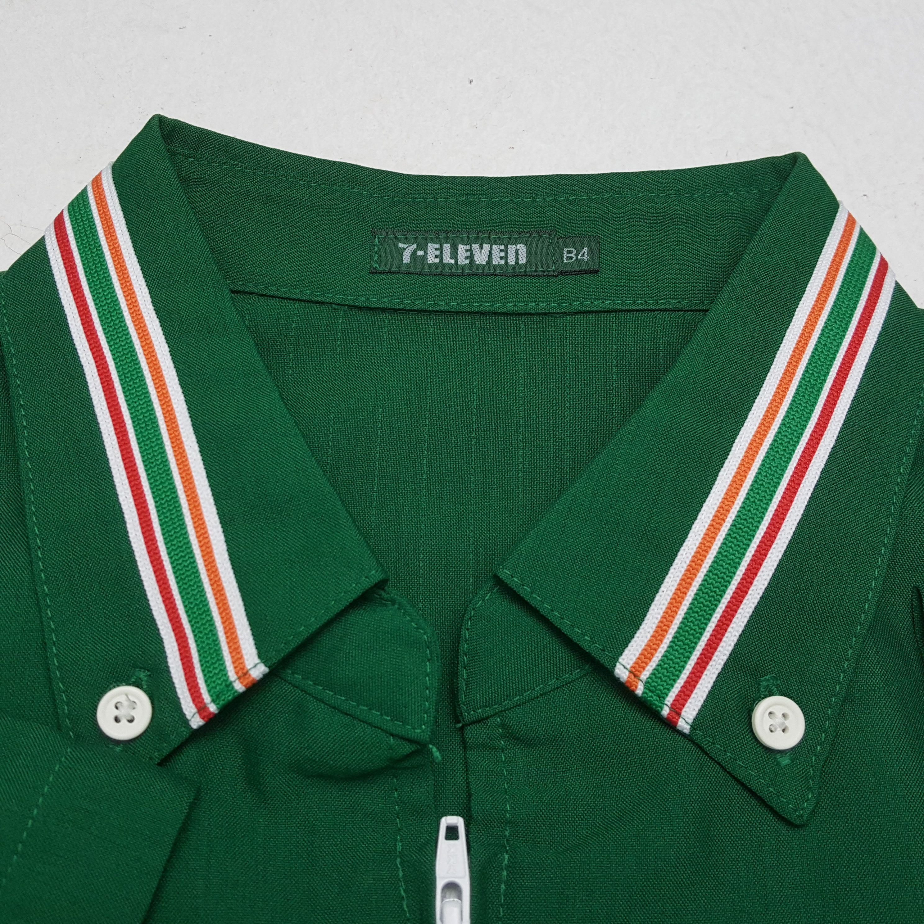 Japanese Brand × Vintage Vintage 7-ELEVEn Japanese Workers Uniform Shirt Jacket Size US L / EU 52-54 / 3 - 7 Thumbnail