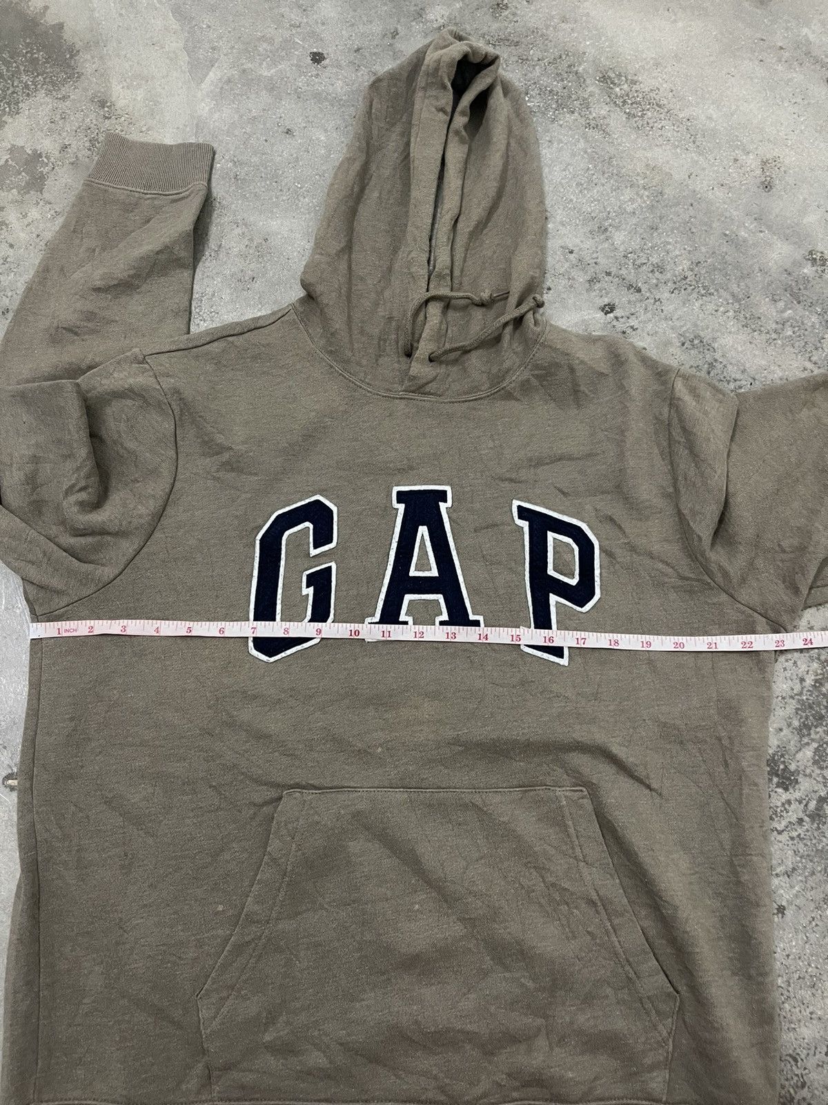 Gap Vintage Gap Fleece Sweater Hoodie Big Logo Embroidery Size US L / EU 52-54 / 3 - 10 Thumbnail