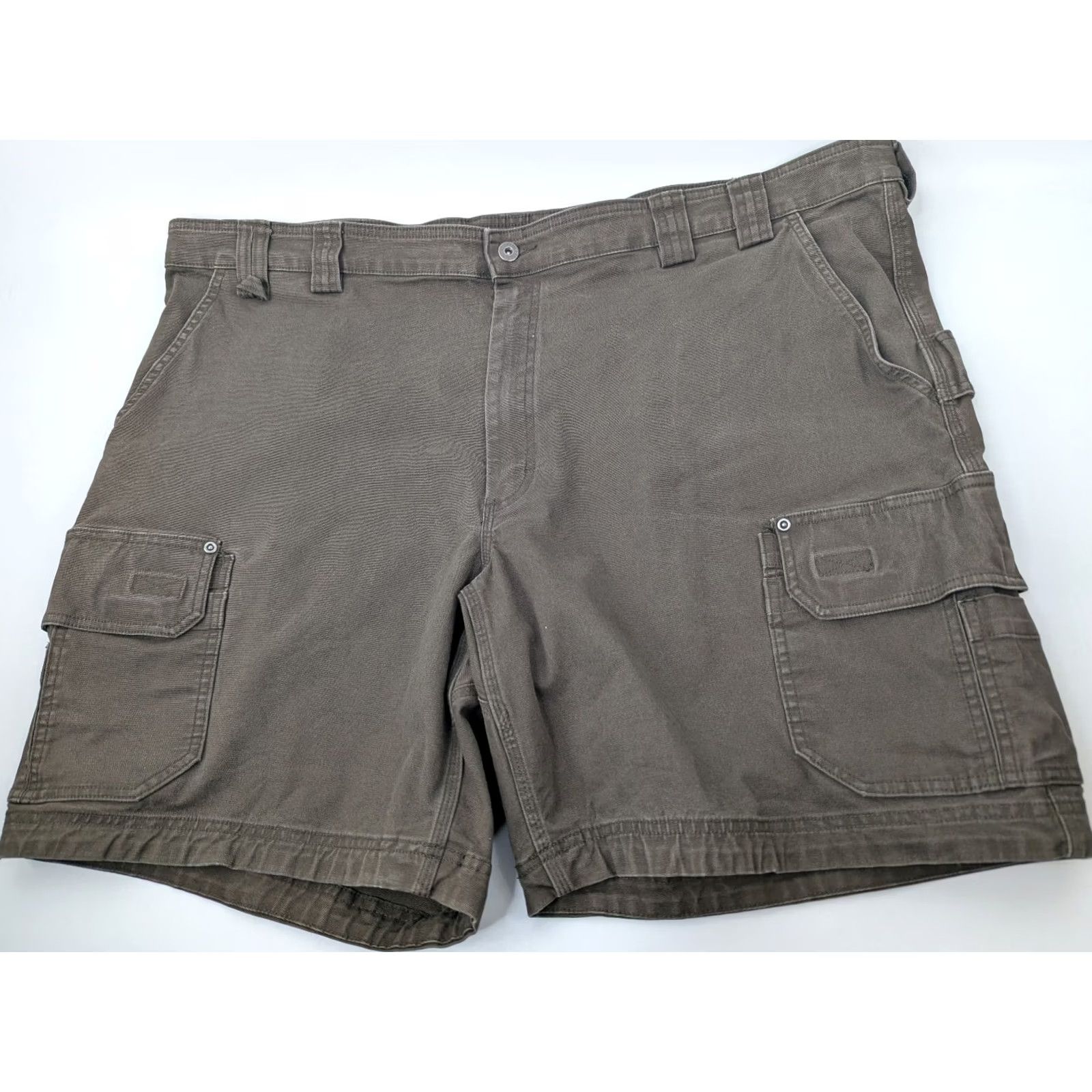 Vintage Duluth Cargo Shorts Size 48 Brown Cotton Canvas Cargo Pocket Workwear Mens 48 Duluth 36331 Size US 32 / EU 48 - 2 Thumbnail