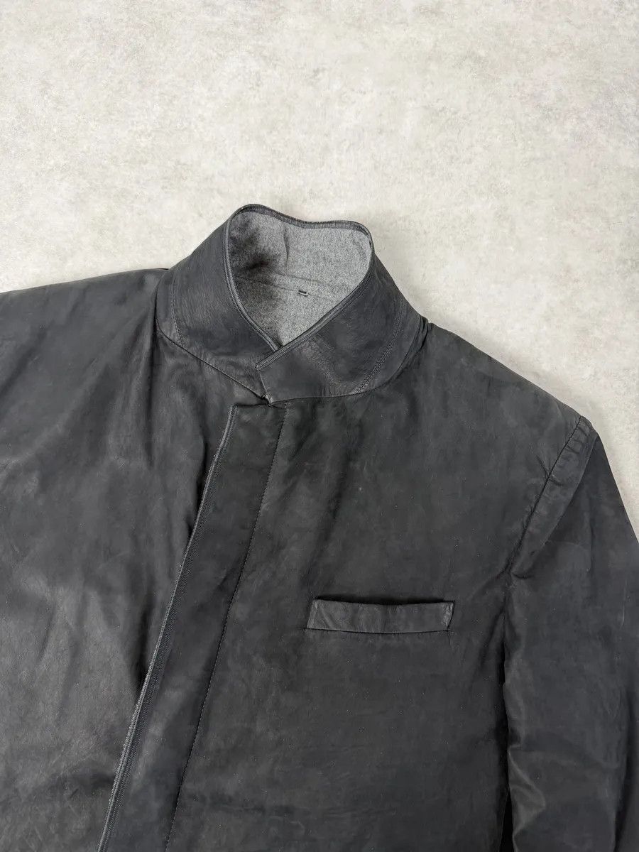Dior 2010s Dior Black Calf Leather & Cashmere Premium Jacket by Kris Van Assche Size US L / EU 52-54 / 3 - 7 Thumbnail