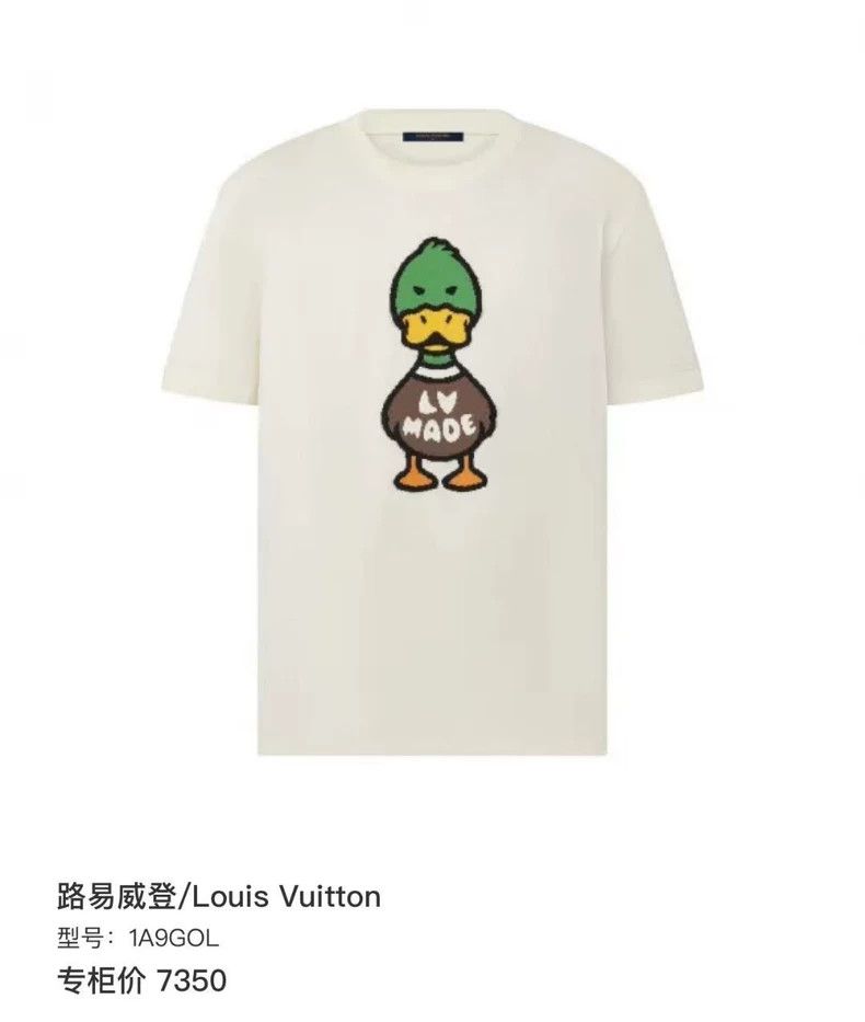 Louis Vuitton Louis Vuitton 22 New Duck Intarsia Logo Knit Short Sleeve Size US M / EU 48-50 / 2 - 6 Thumbnail