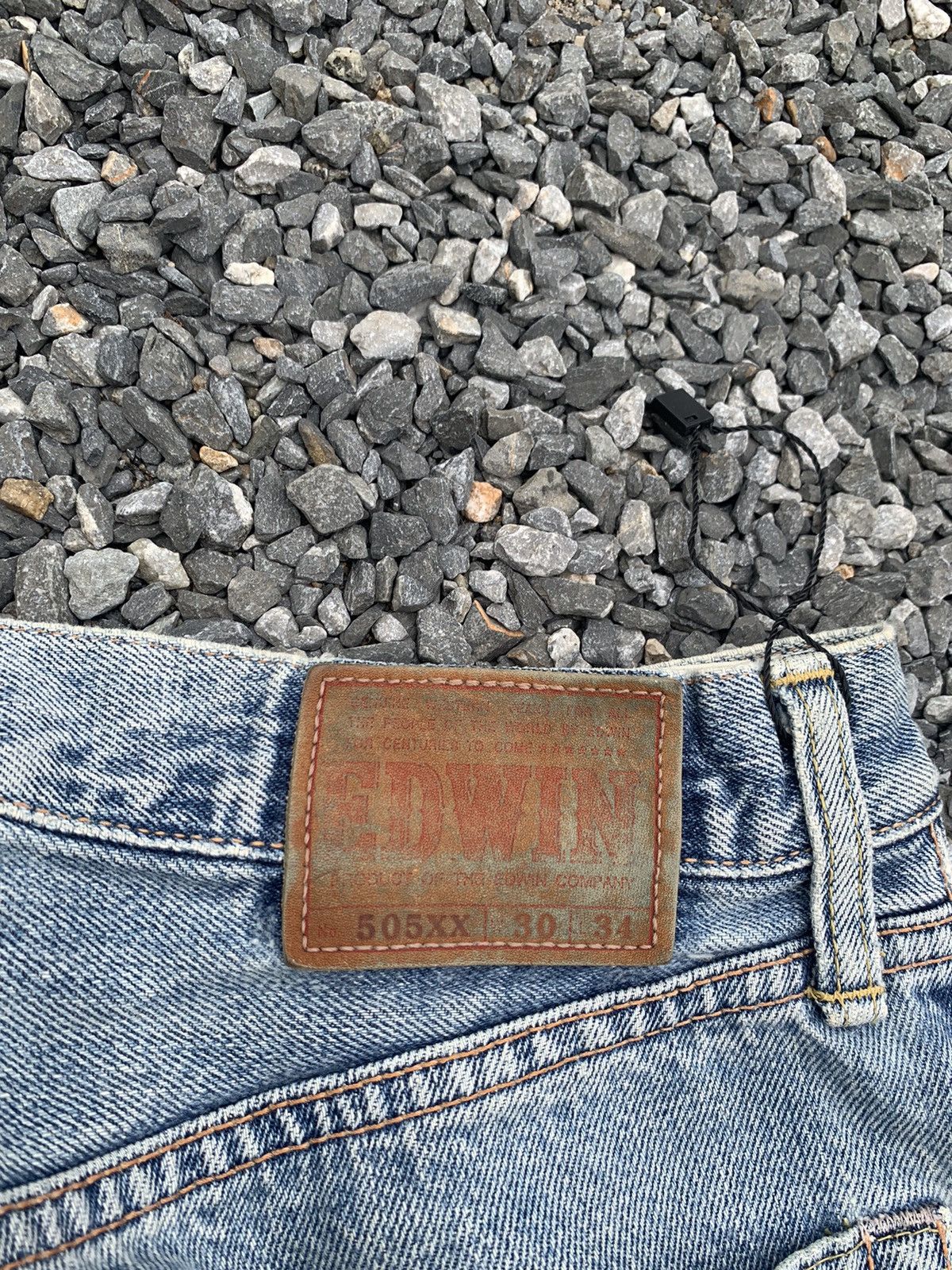 Kapital VINTAGE EDWIN 505XX SELVEDGE FADED JAPANESE DISTRESSED DENIM Size US 30 / EU 46 - 13 Thumbnail