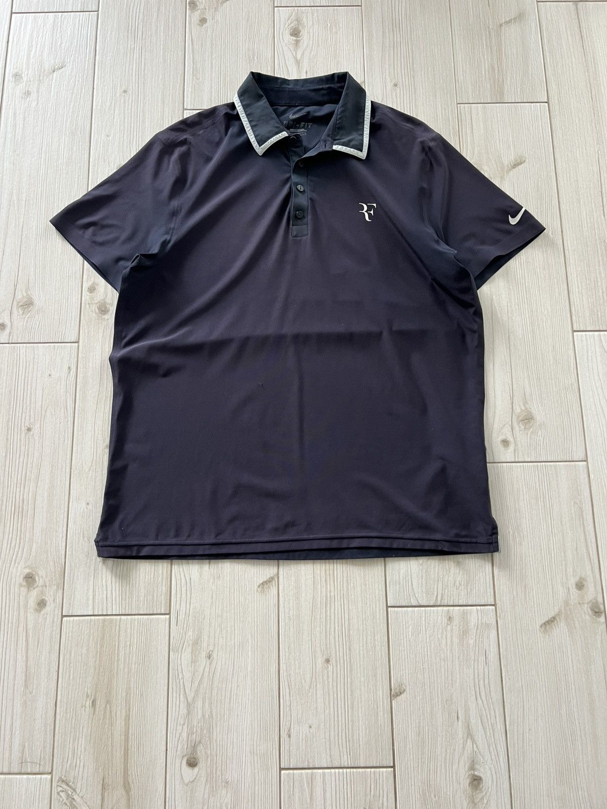 Nike Roger Federer Nike RF Tennis Polo US Open Nigth Session 2010 Size US L / EU 52-54 / 3 - 6 Thumbnail