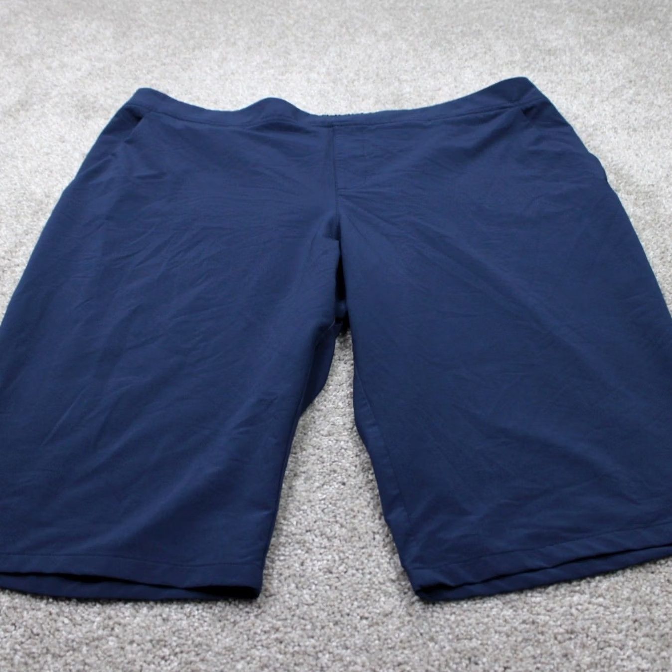 Vintage Coolibar Shorts Mens XL Blue 88% Polyester 12% Spandex UPF 50+ Flat Front Inseam 15" Pockets Stretch Casual Beach Regular Mens XL Blue Size US 36 / EU 52 - 2 Thumbnail