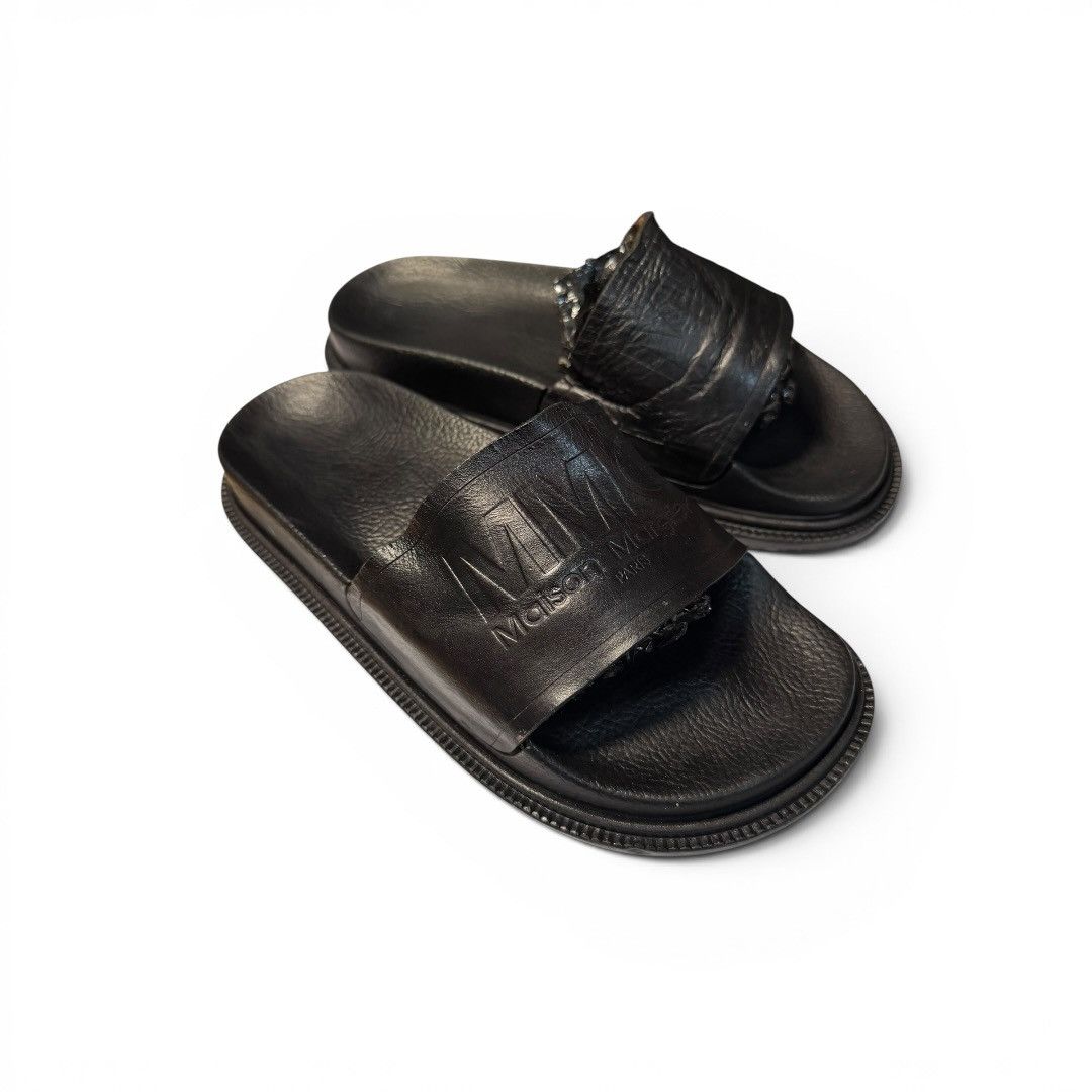 Maison Margiela MM6 Maison Margiela Paris Leather Sandals Size US 5 / IT 35 - 1 Thumbnail