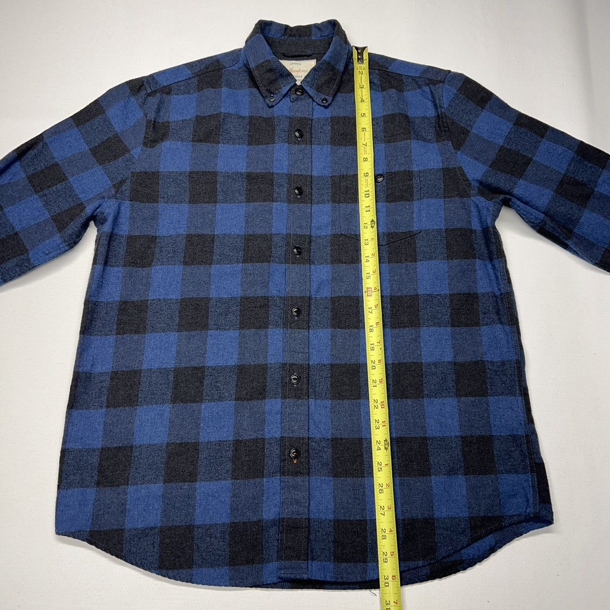 Weatherproof Weatherproof Flannel Shirt Blue Plaid Button Outdoor Pocket Size US L / EU 52-54 / 3 - 13 Thumbnail