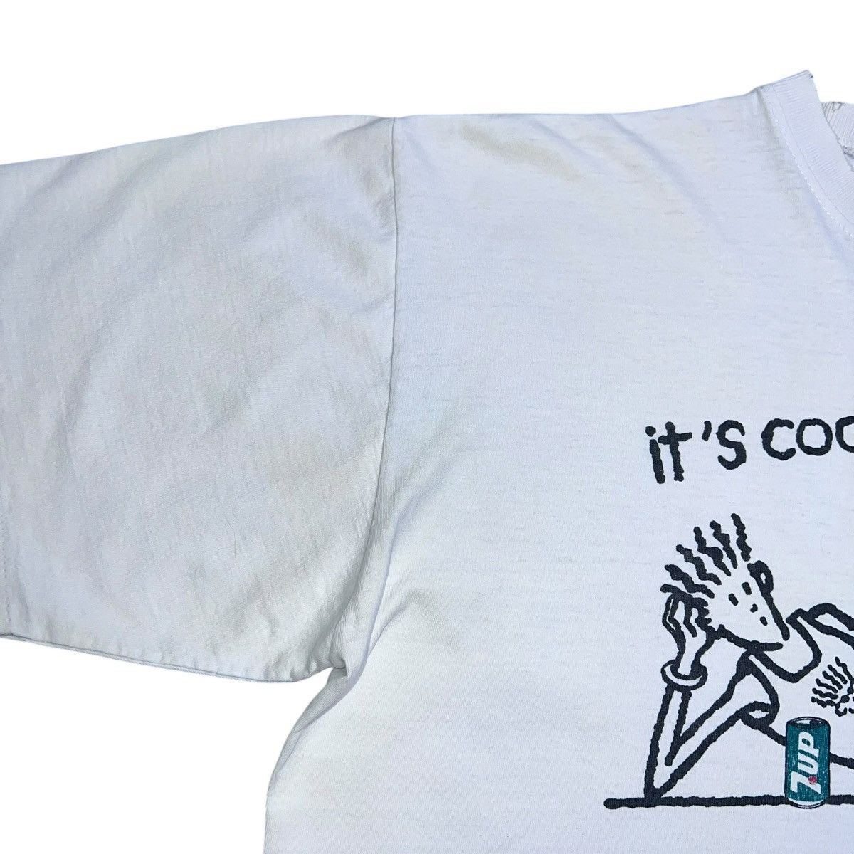 Other Vtg 1980s Fido Dido It’s Cool To Be Clear 7UP Promo T-Shirt Size US XL / EU 56 / 4 - 8 Thumbnail