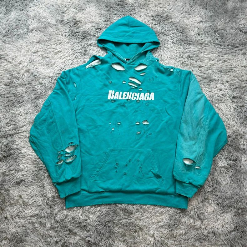 Balenciaga Balenciaga Double Havoc Sweatshirt 2502-Nextarrow Size US S / EU 44-46 / 1 - 1 Thumbnail