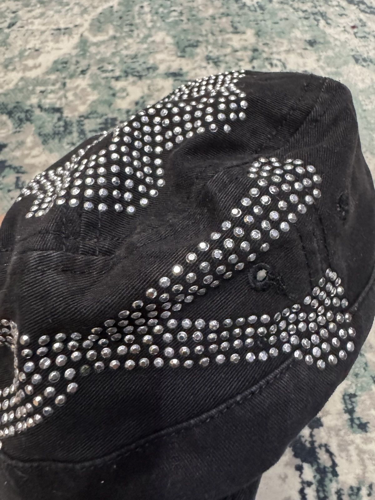 Japanese Brand × Swarovski LARGE SKULL PAINTER CAP Size ONE SIZE - 11 Thumbnail