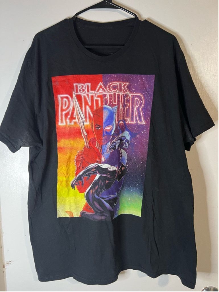 Other Men's Unbranded Black Panther T-Shirt, Size Unknown, Black Size US XL / EU 56 / 4 - 1 Thumbnail