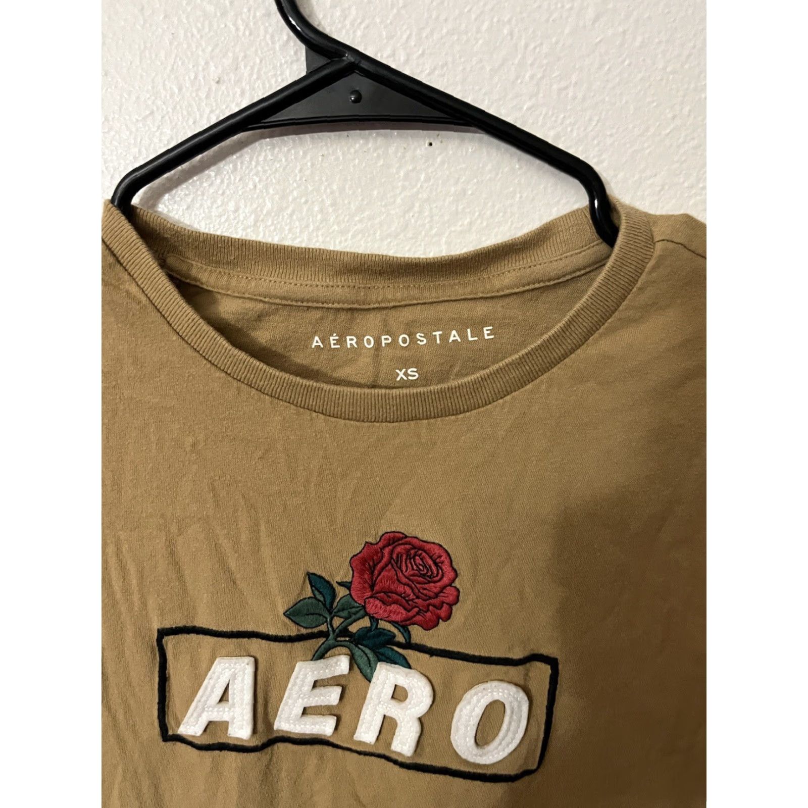 Aeropostale VINTAGE Aeropostale T-Shirt Shirt Mens XS Brown Logo 90s Concert Casual Graphic Tee Small Brown Mens Size US XS / EU 42 / 0 - 2 Thumbnail