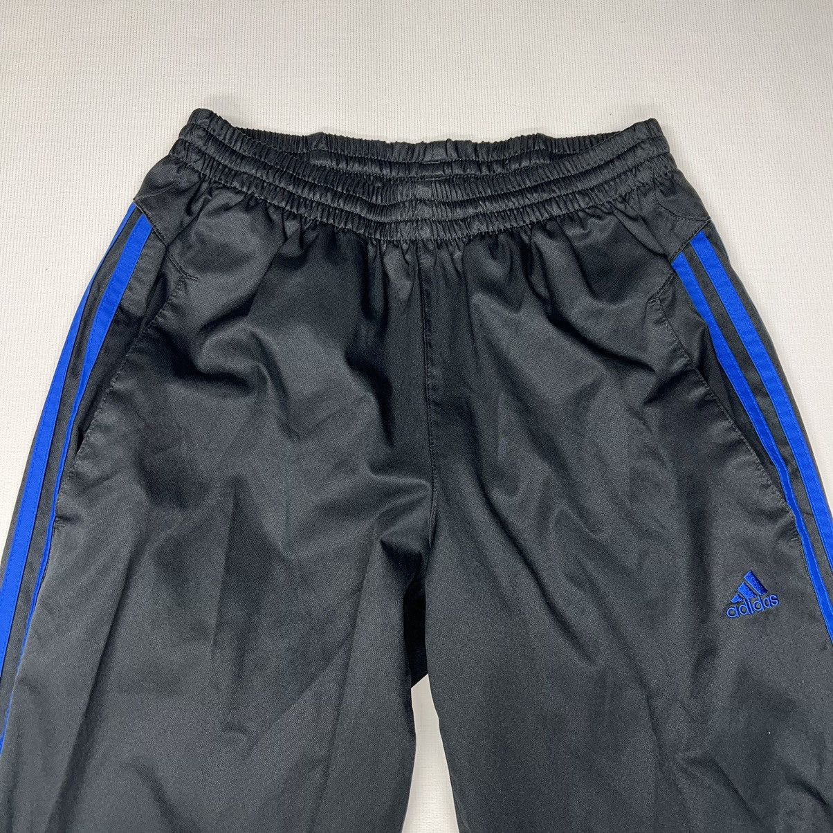 Adidas Adidas Track Pants Black Straight Blue Stripe Climalite Y2K Size US 30 / EU 46 - 4 Thumbnail