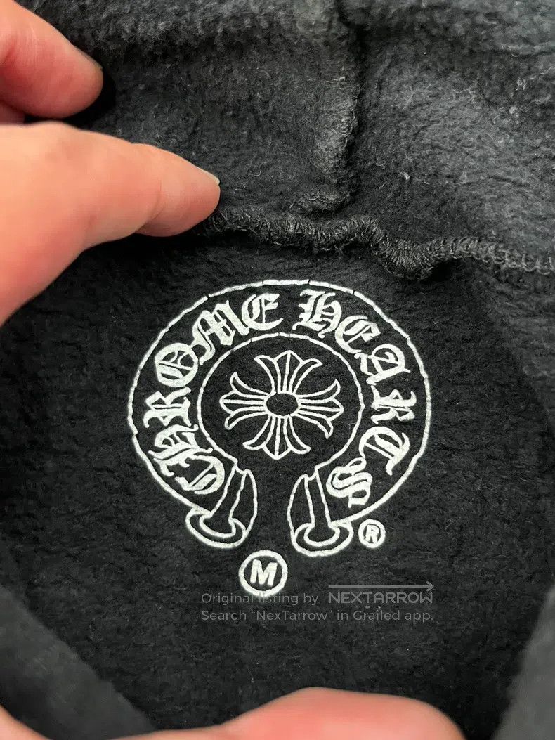 Chrome Hearts CHROME HEARTS Size M Cross scroll printed zipper hoodie Size US M / EU 48-50 / 2 - 5 Thumbnail