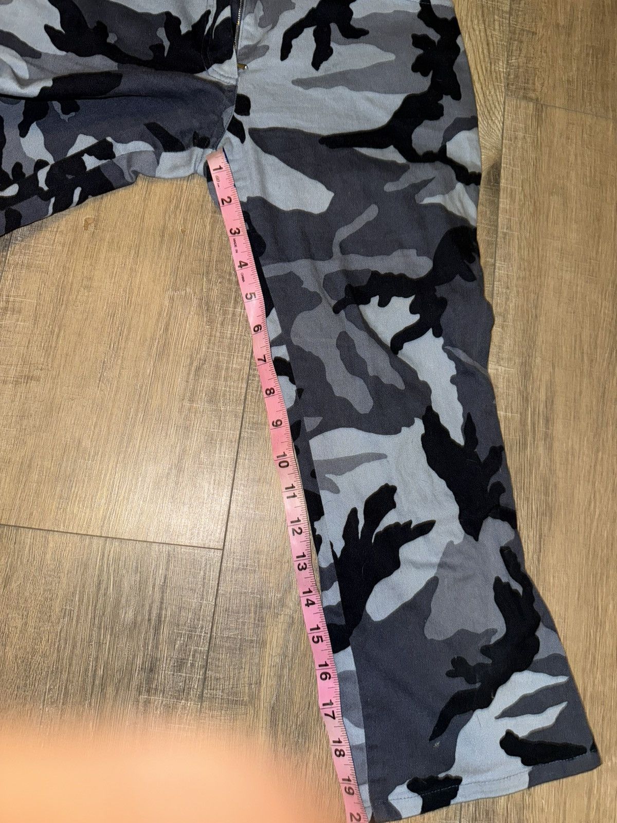 Dior × Vintage 2001 Christian Dior Blue Camo Capri Size 26" / US 2 / IT 38 - 5 Thumbnail