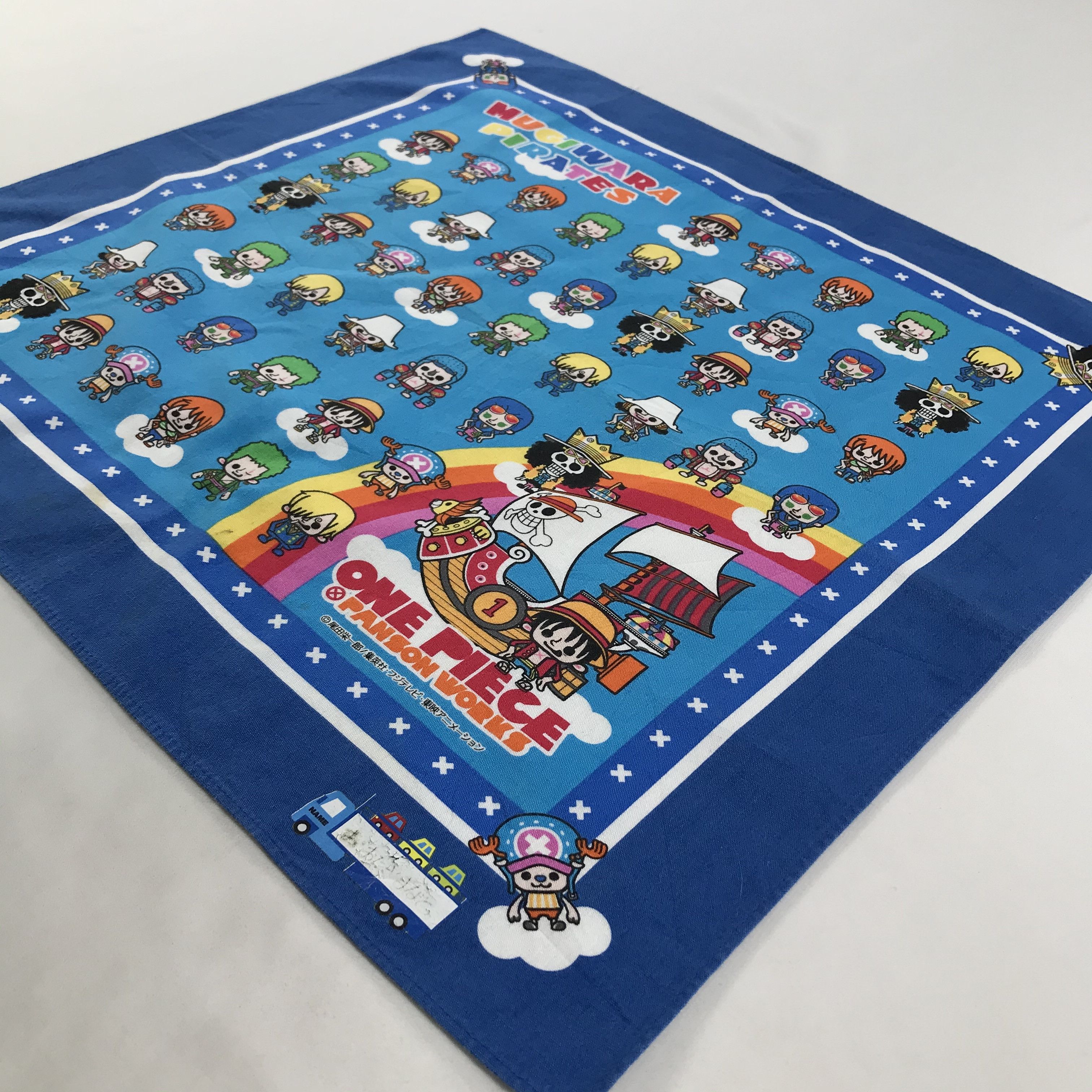 One Piece × Vintage One Piece Bandana / Handkerchief / Neckerchief - S1863 Size ONE SIZE - 2 Thumbnail